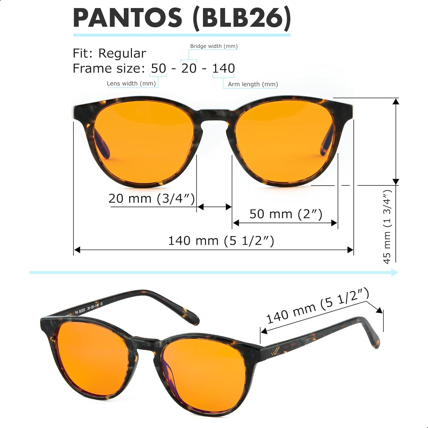 Gafas Naranjas THL Sleep para Bloquear Luz Azul - Unisex