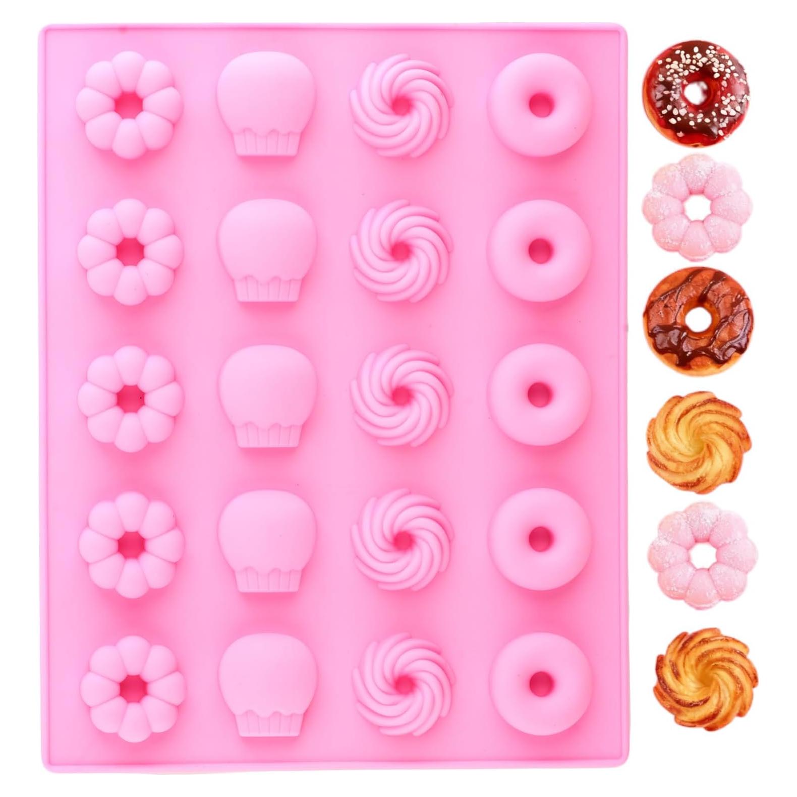 Molde de Silicona para Caramelos en Forma de Dona YIMINGMOLD