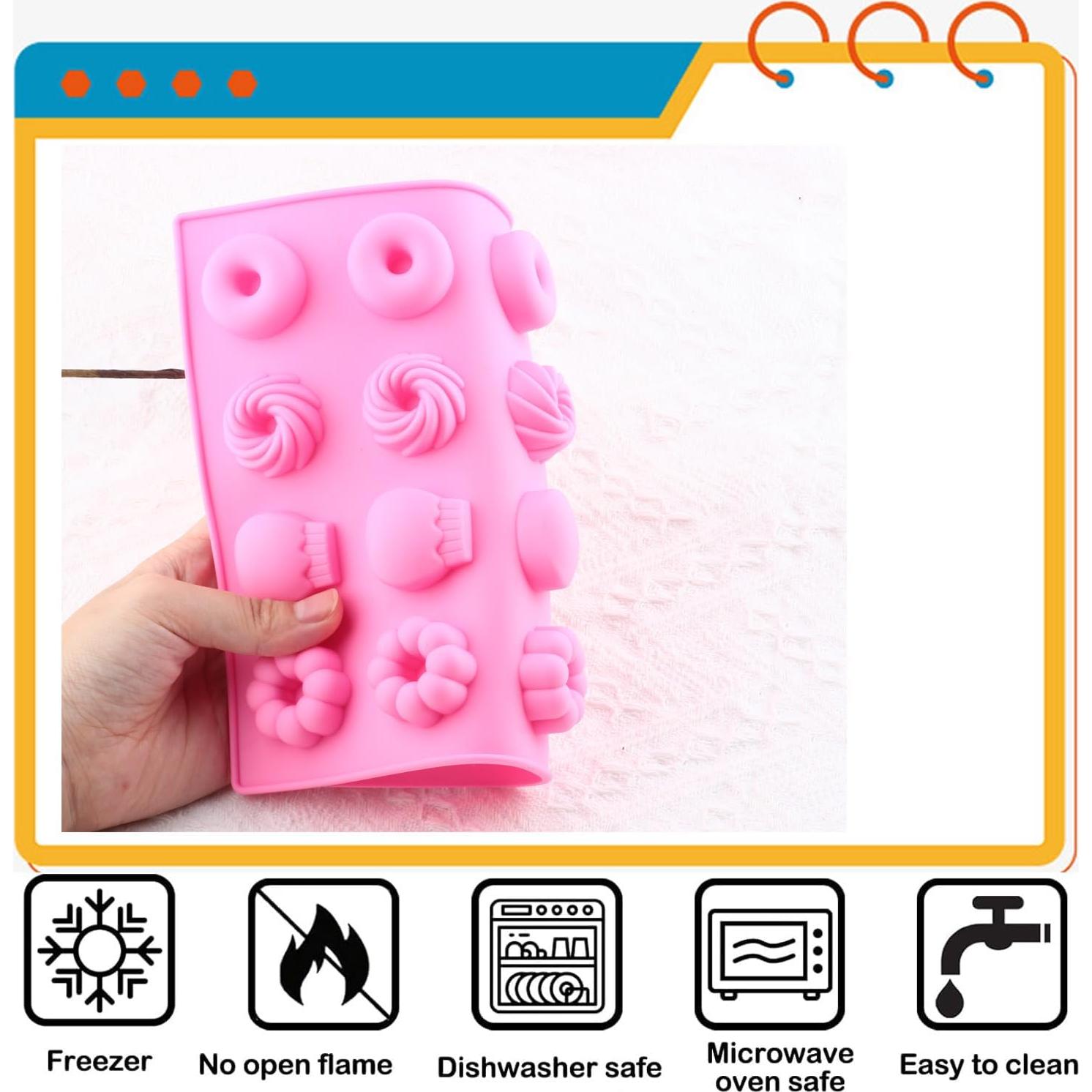 Molde de Silicona para Caramelos en Forma de Dona YIMINGMOLD