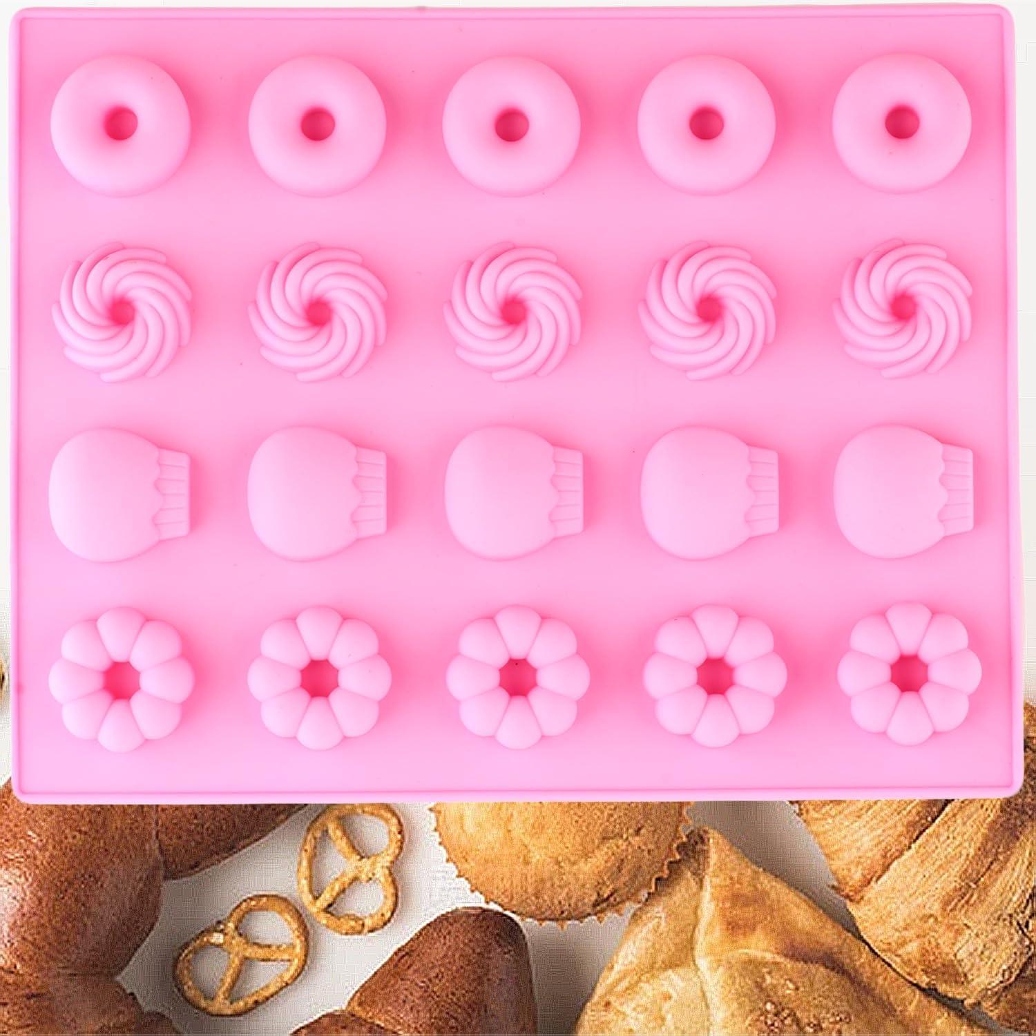 Molde de Silicona para Caramelos en Forma de Dona YIMINGMOLD