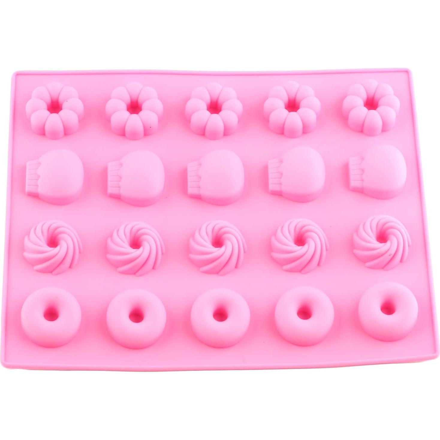 Molde de Silicona para Caramelos en Forma de Dona YIMINGMOLD