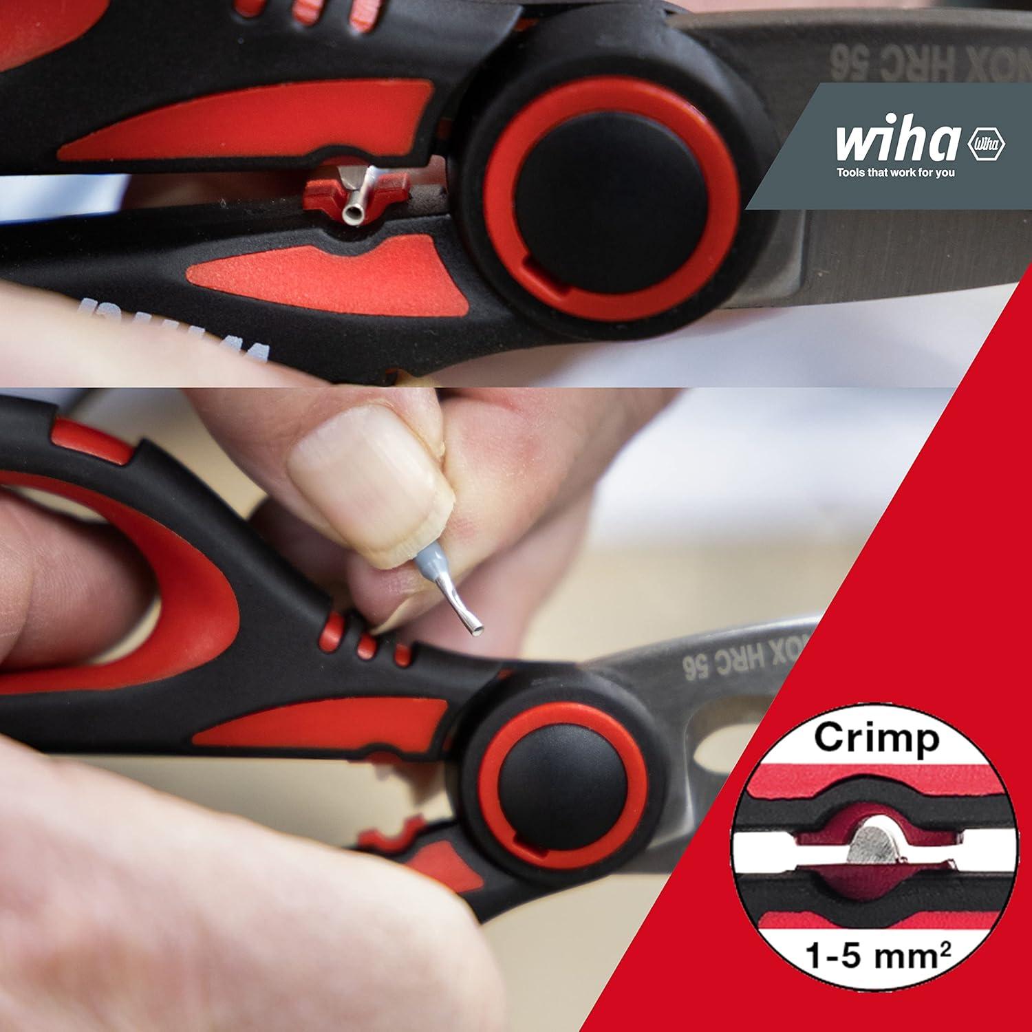 Cortador Wiha Craftsman 4 en 1 con muesca de engaste