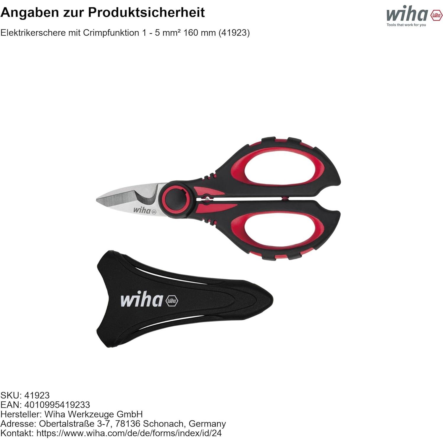 Cortador Wiha Craftsman 4 en 1 con muesca de engaste