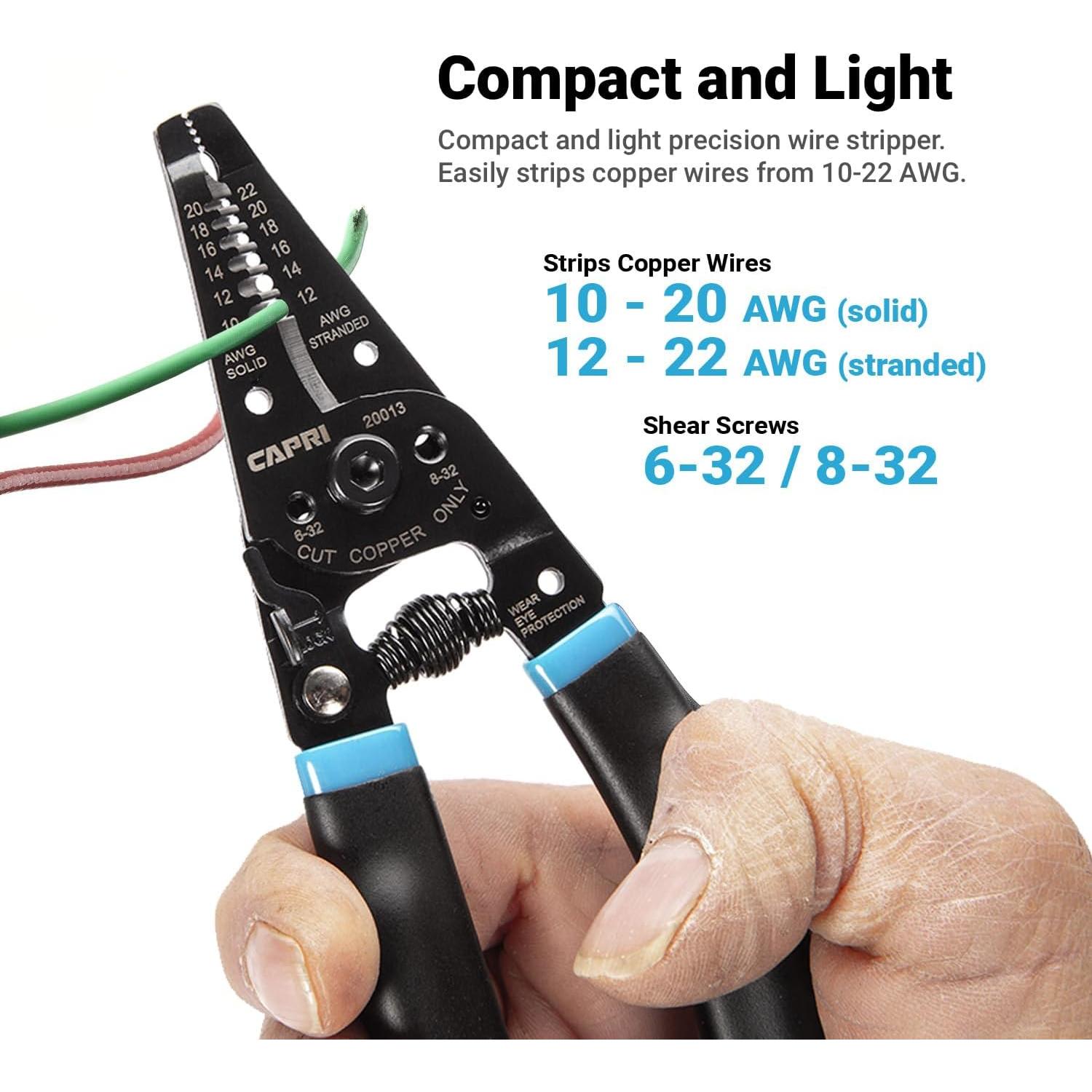 Destripador de Cables Capri Tools CP20013W - Ergonómico 18.29cm