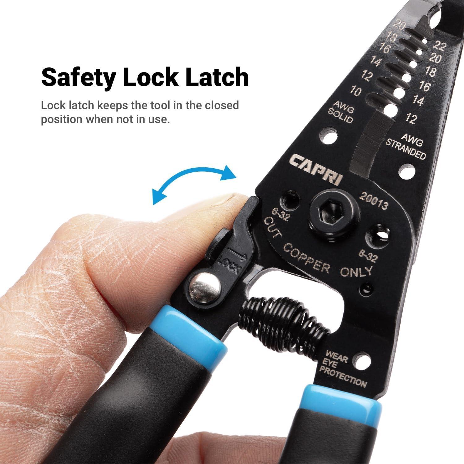 Destripador de Cables Capri Tools CP20013W - Ergonómico 18.29cm