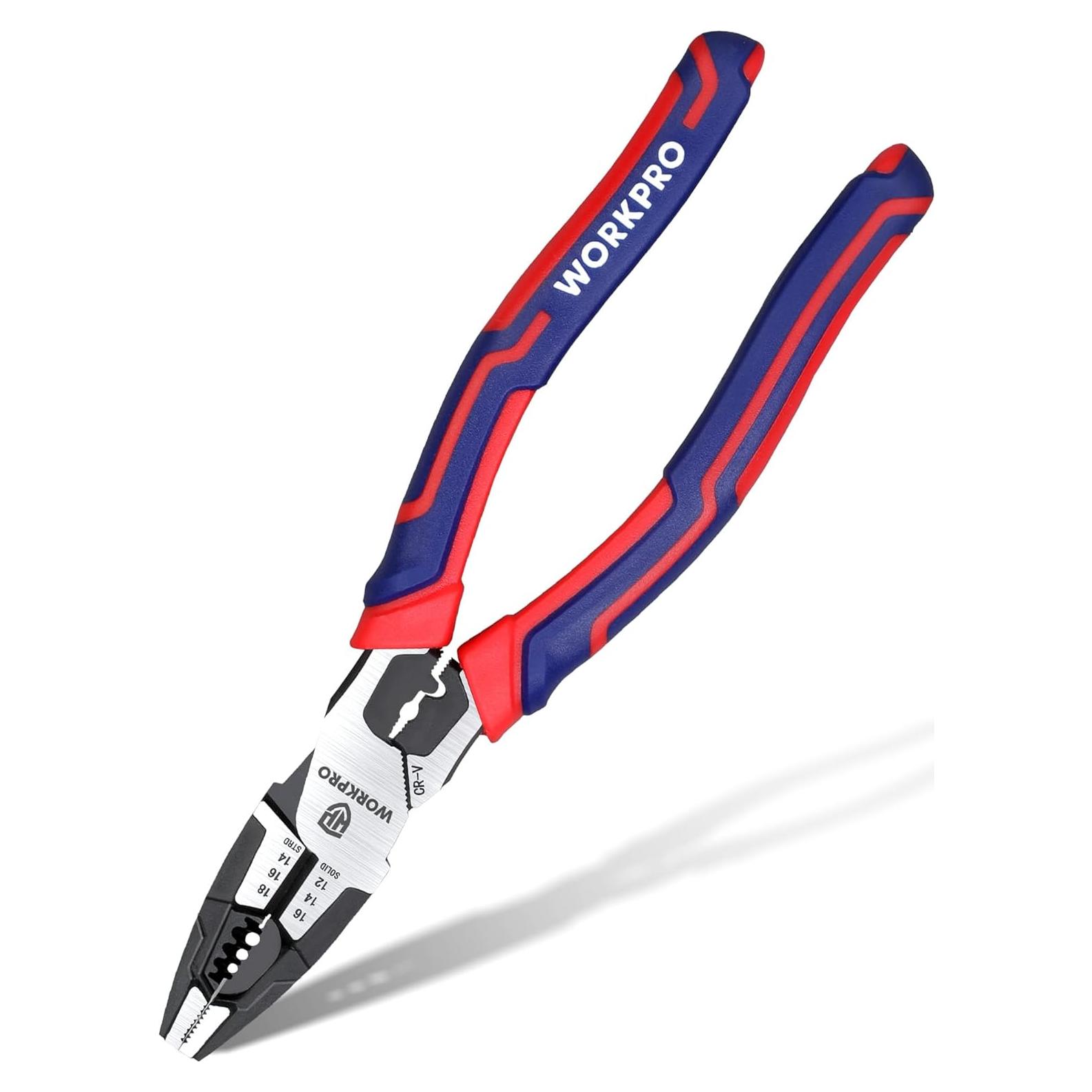 Alicates de Lineman WORKPRO 8" Multifuncionales de Acero