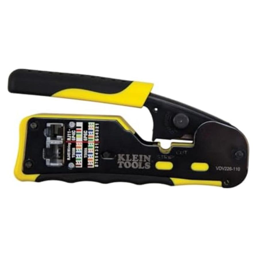 Crimpadora Modular Klein Tools VDV226-110 para RJ11/RJ45