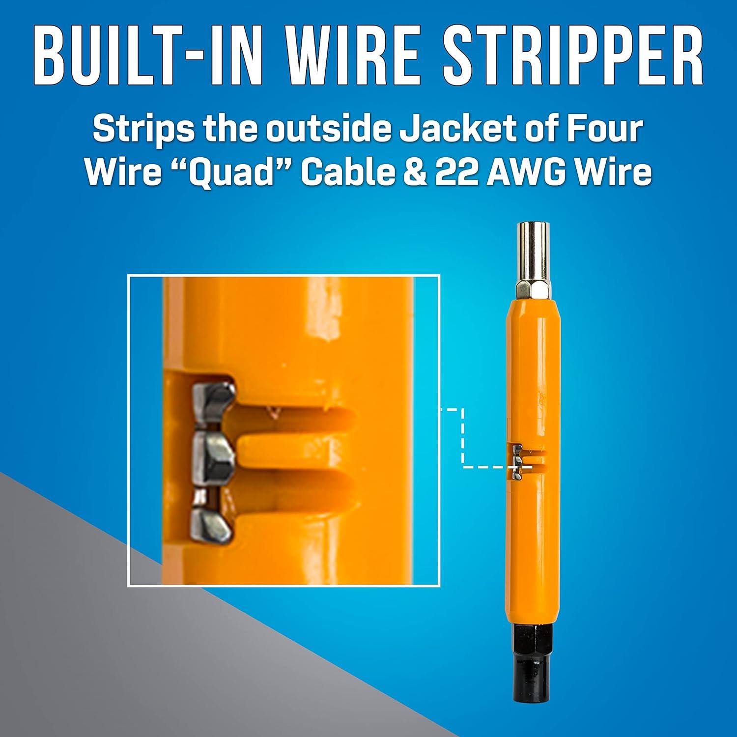 Llave de Lata Ergonómica Jonard Tools M-216CS22 con Pelacables