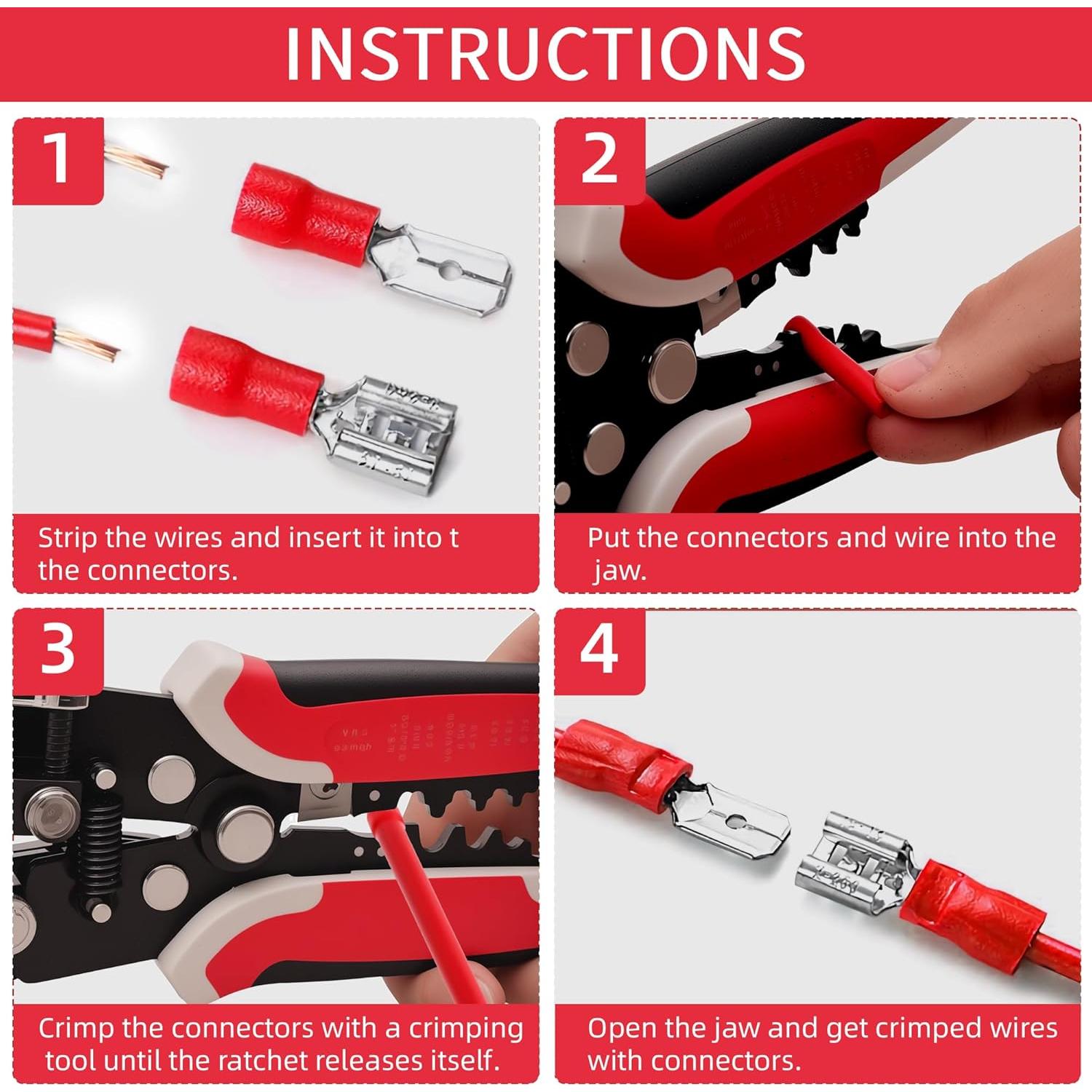 Kit de herramientas pelacables BayGriips 201PCS 3 en 1