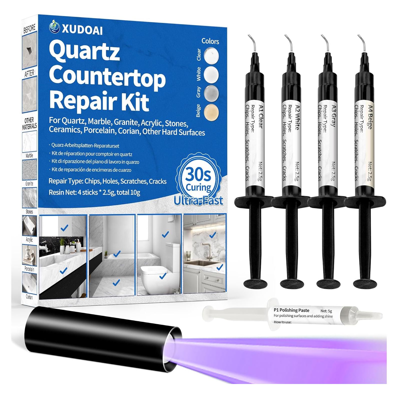 Kit de Reparación de Encimeras XUDOAI 10.4ml Curado Rápido
