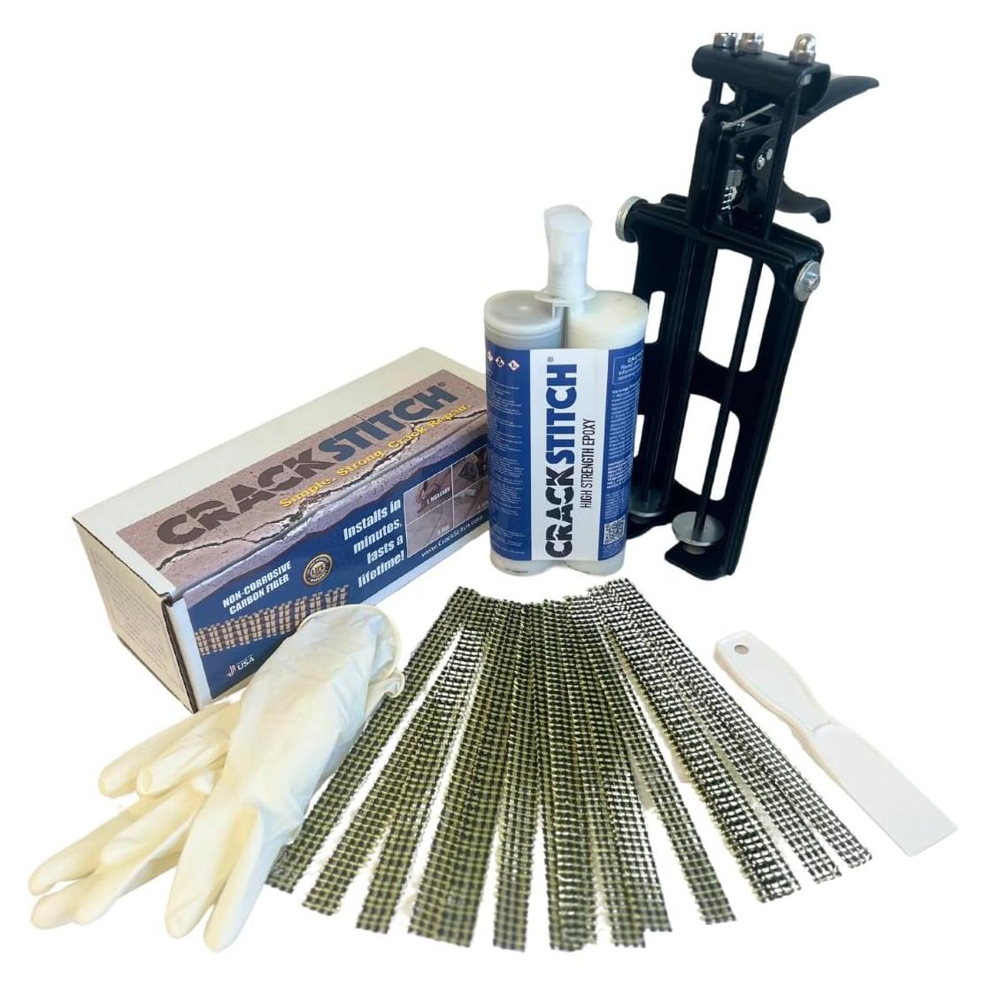 Kit de Reparación de Grietas de Concreto Crack Stitch 15pk