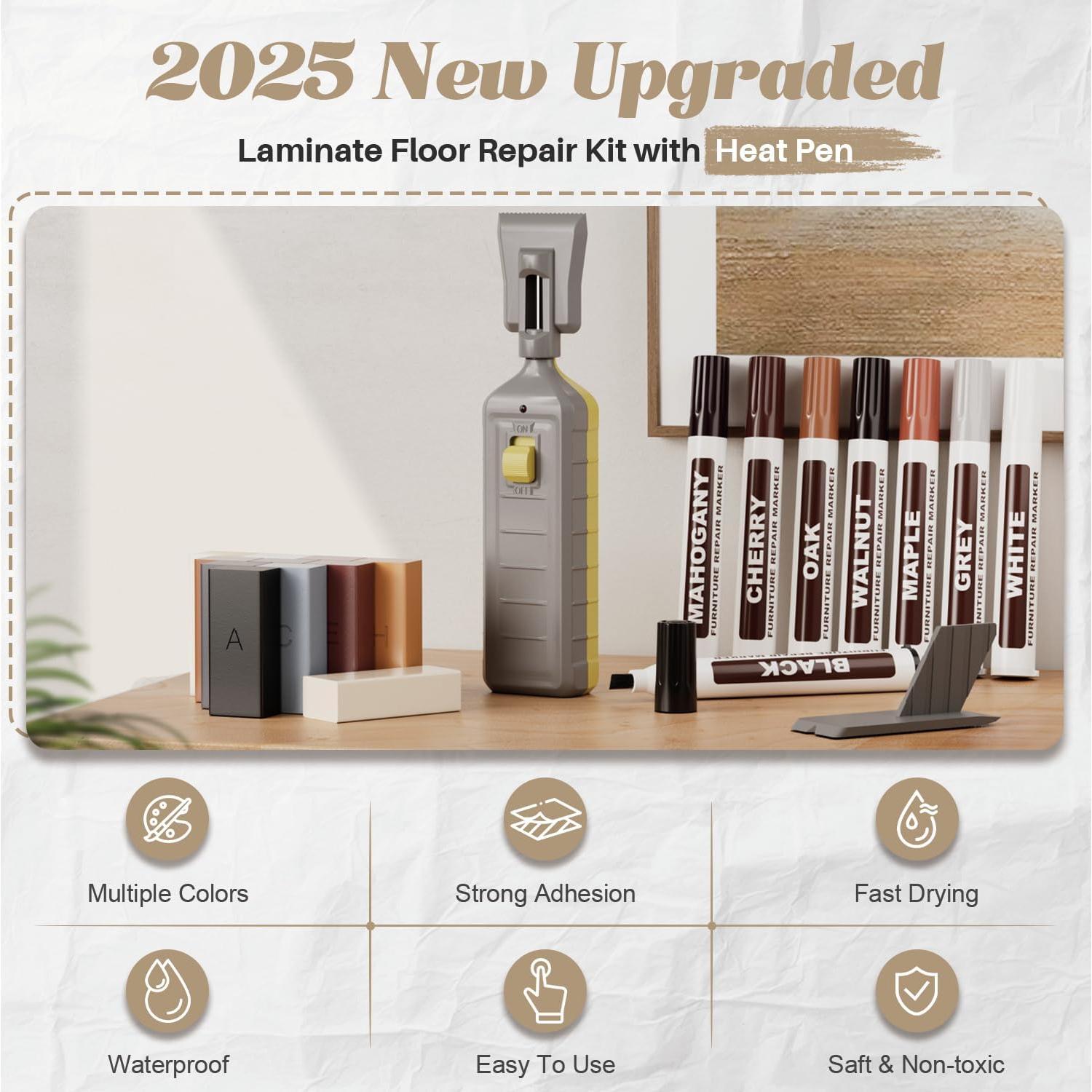 Kit de Reparación de Suelos y Muebles PUYD - 19 Piezas