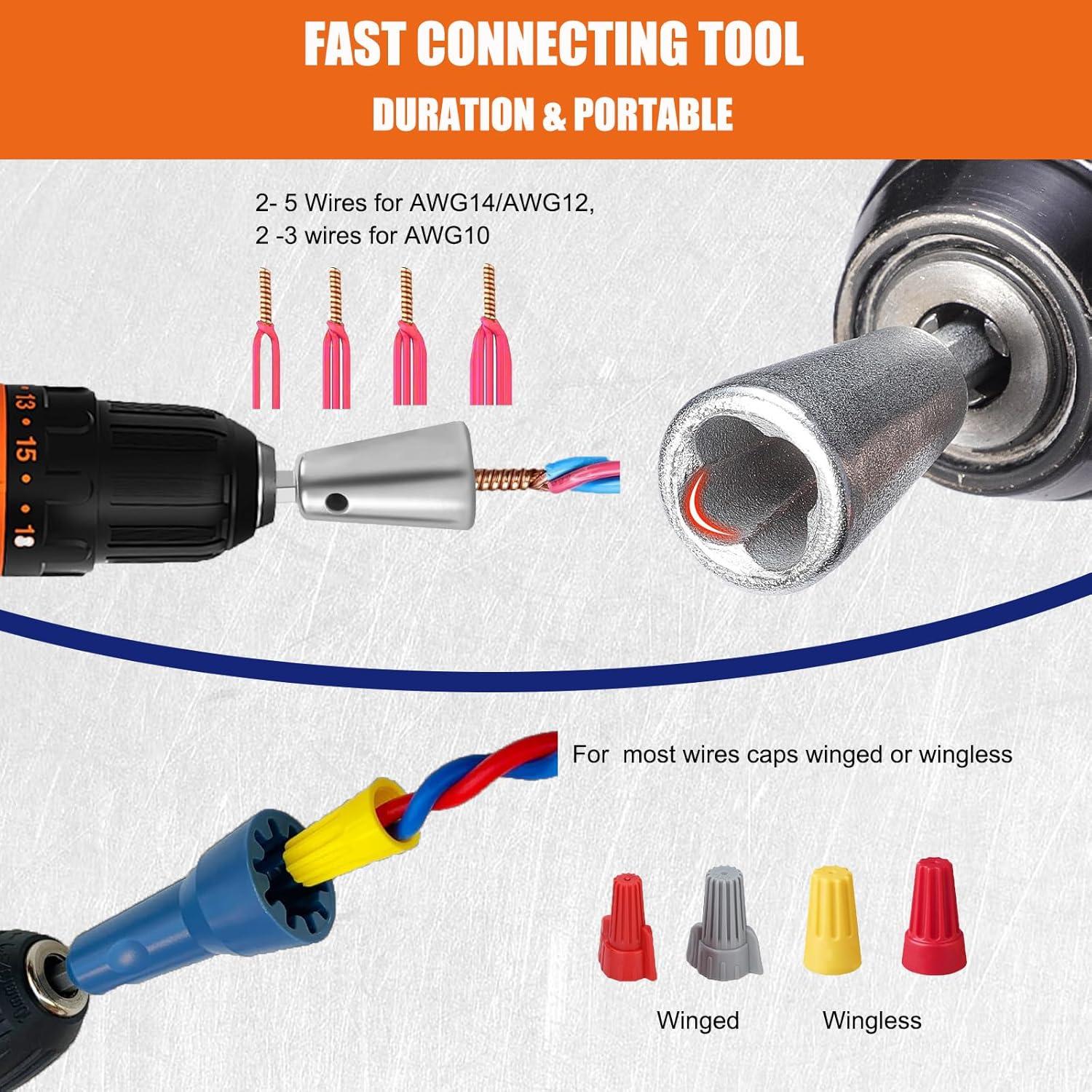 Destripador de Cables para Taladro Ottimoor AWG 14-12-10