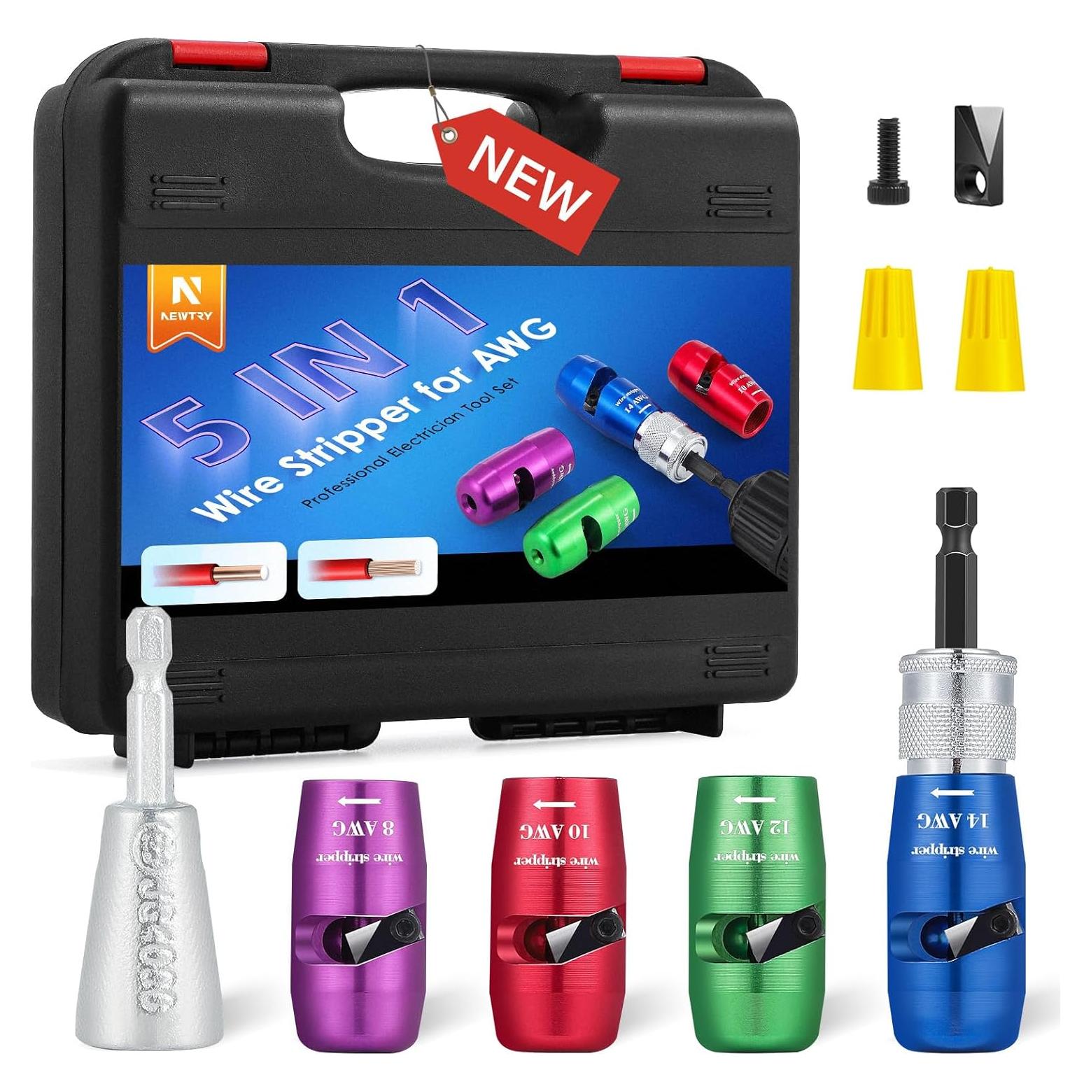 Pelacables y Torcedora NEWTRY 8/10/12/14 AWG Profesional
