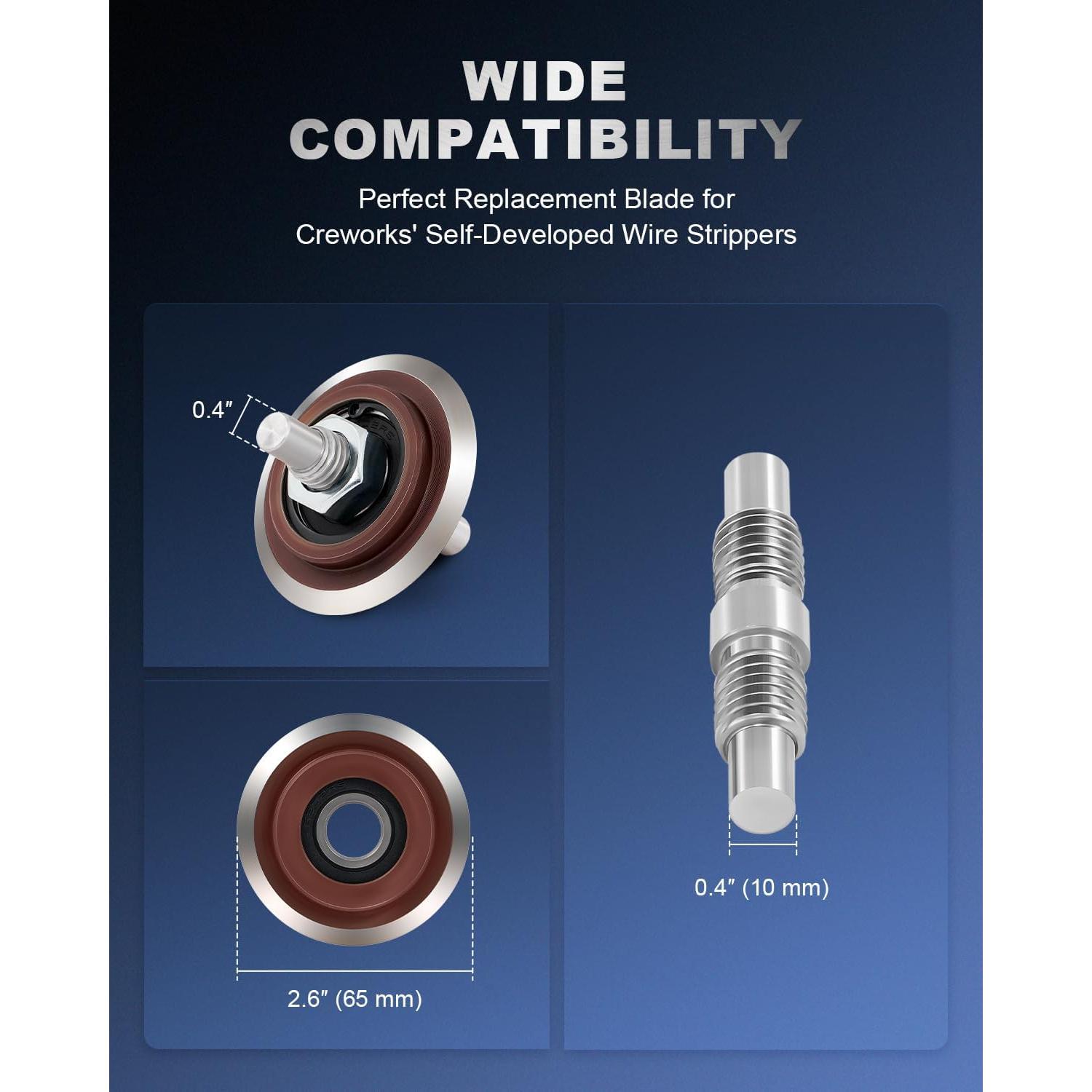 Cuchilla de Repuesto CREWORKS para Desforradora de Cables 1.5-25 mm