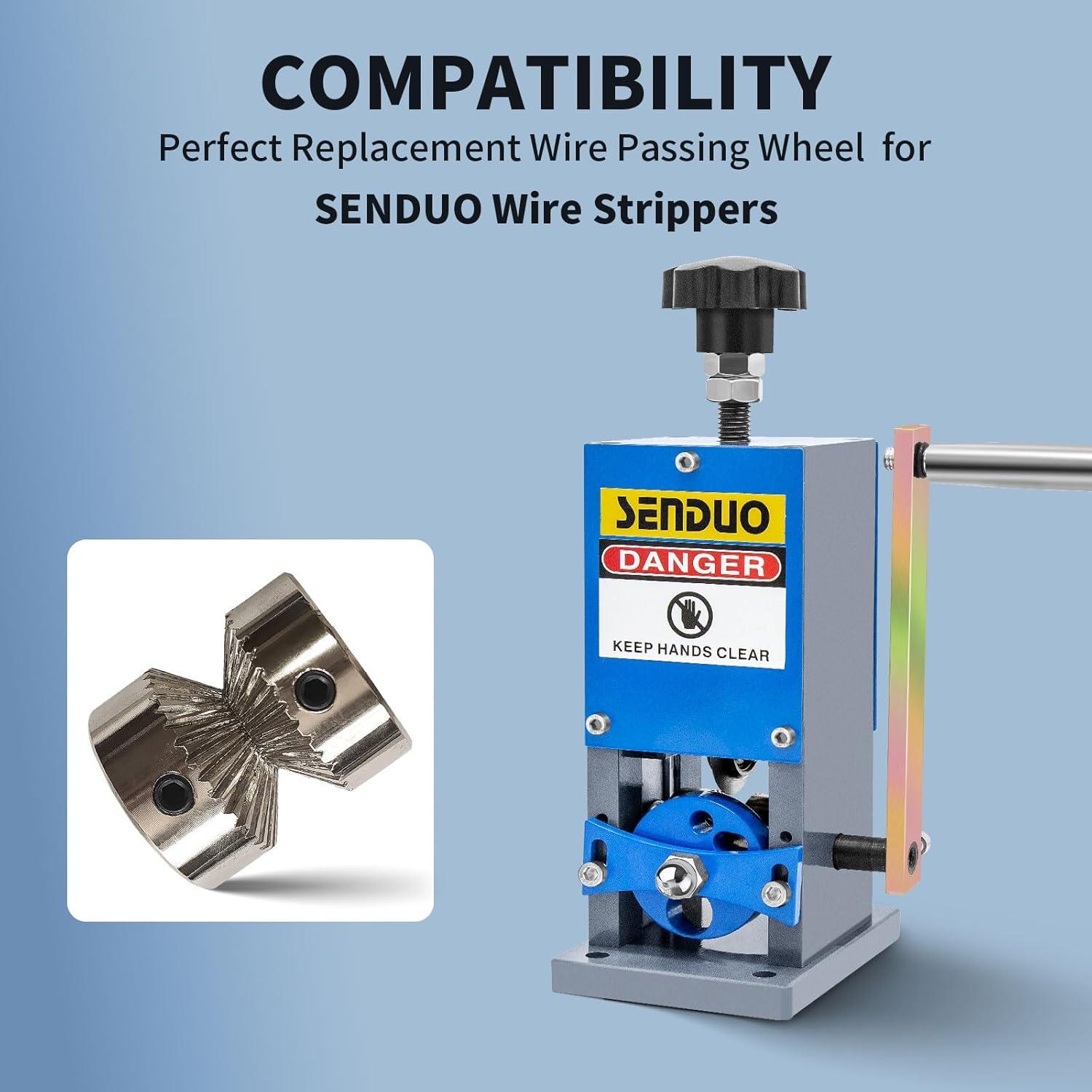 Rueda de Paso de Alambre SENDUO 15 mm para Desforradoras