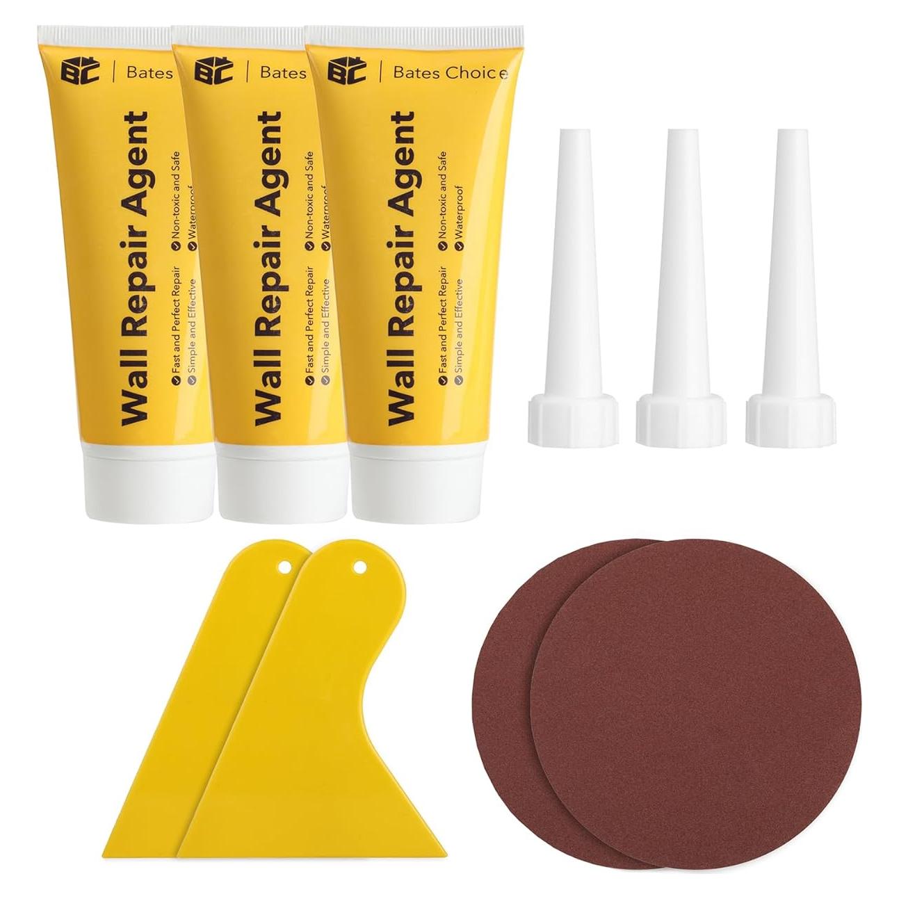 Kit de Reparación de Paneles de Yeso Bates 10 Piezas