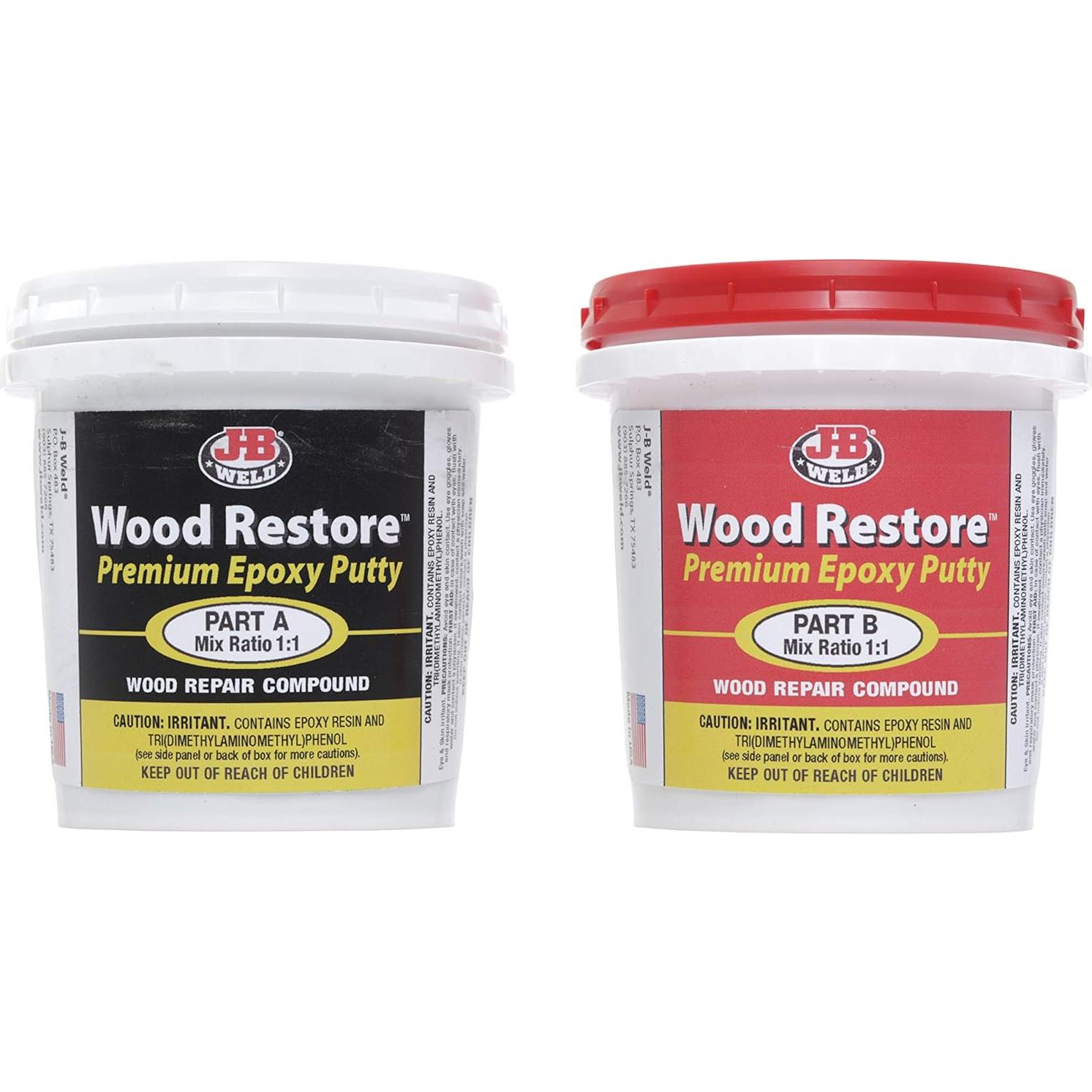 Masilla Epóxica J-B Weld para Restaurar Madera 0.95 L