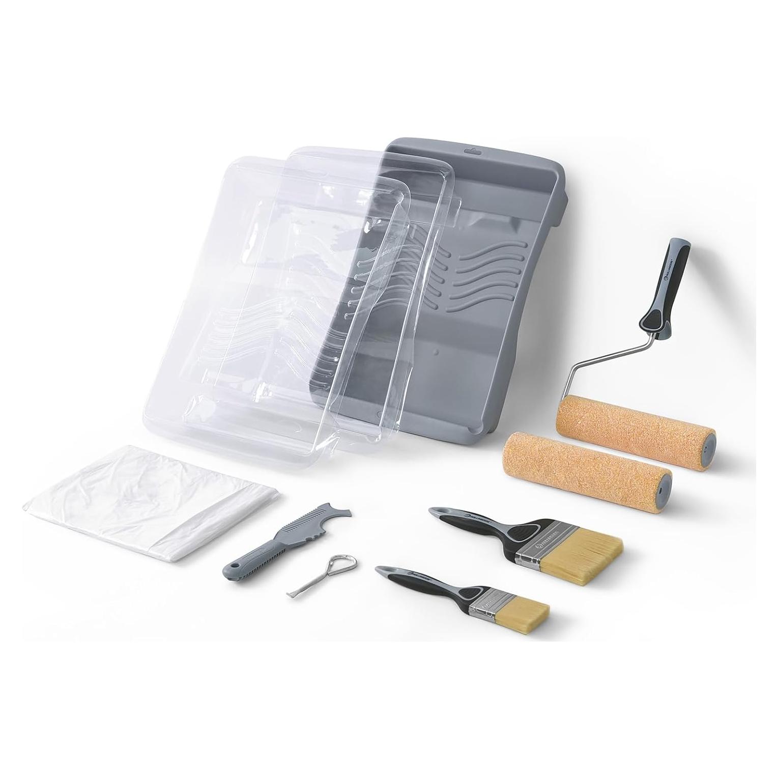 Kit de Rodillos de Pintura 11 Piezas ROLLINGDOG - 9" Microfibra