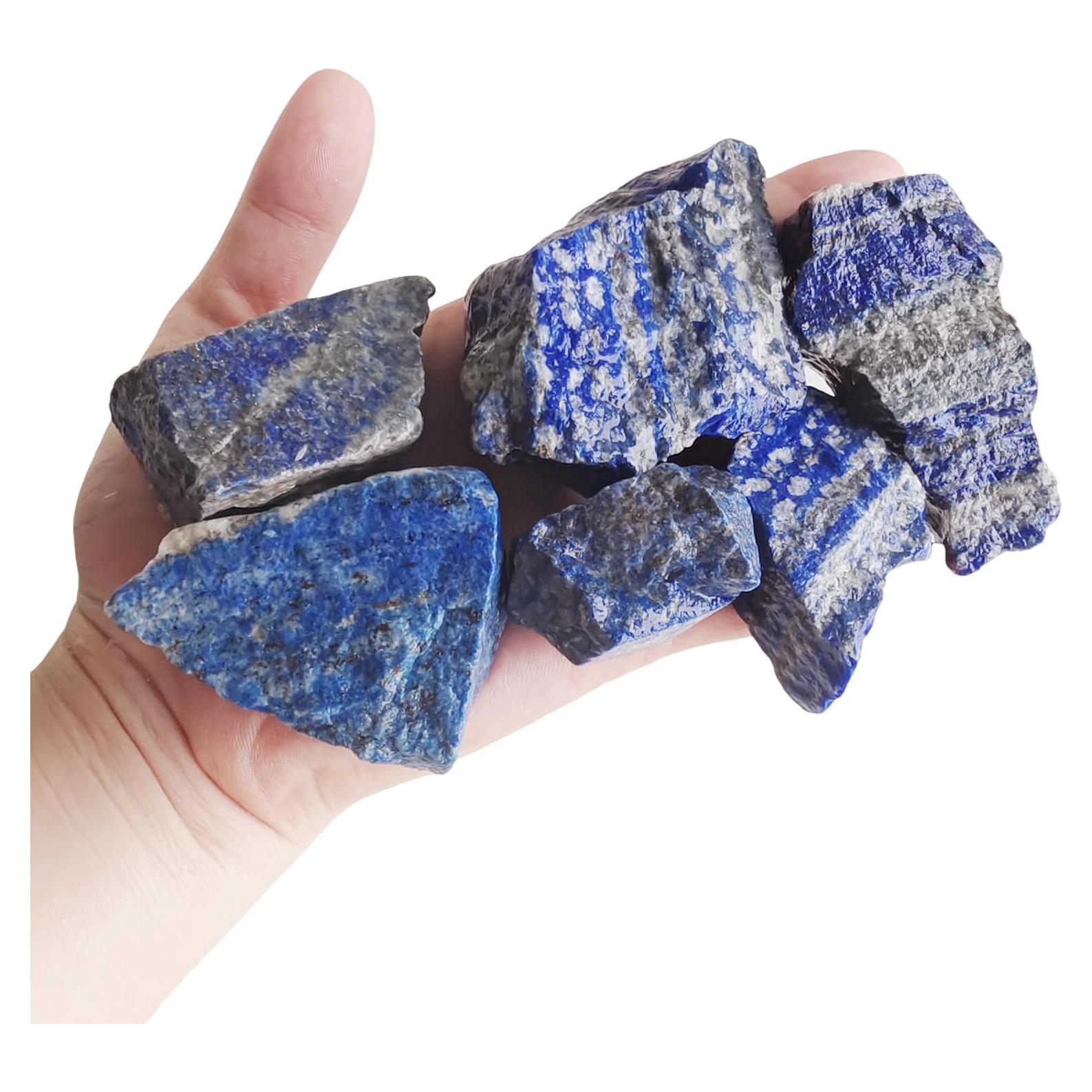 Cristales de Lapislázuli Crudo 0.91 kg Luckeeper para Meditación