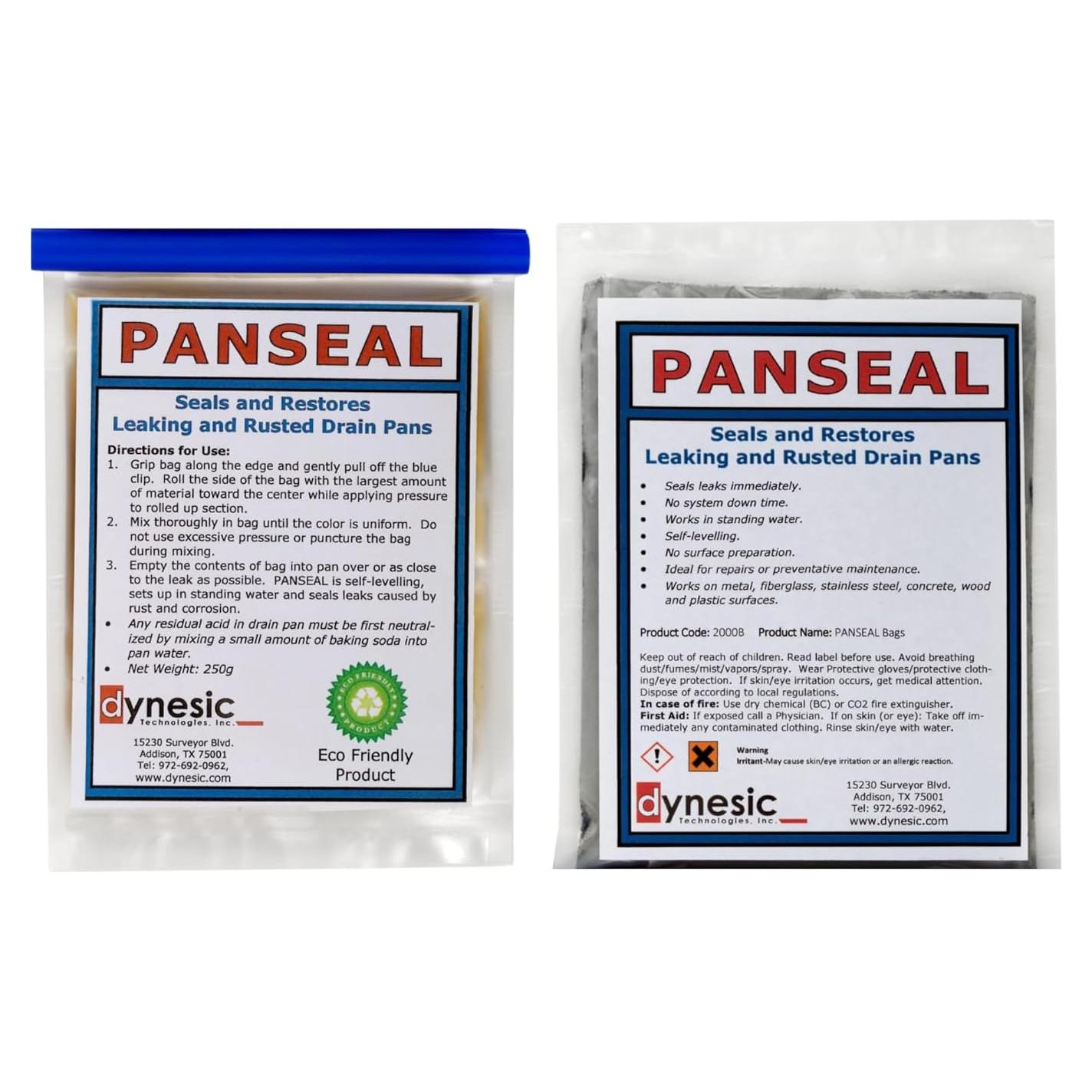 Panseal Kit de Sellado 250g para Metal, Concreto y Fibra de Vidrio