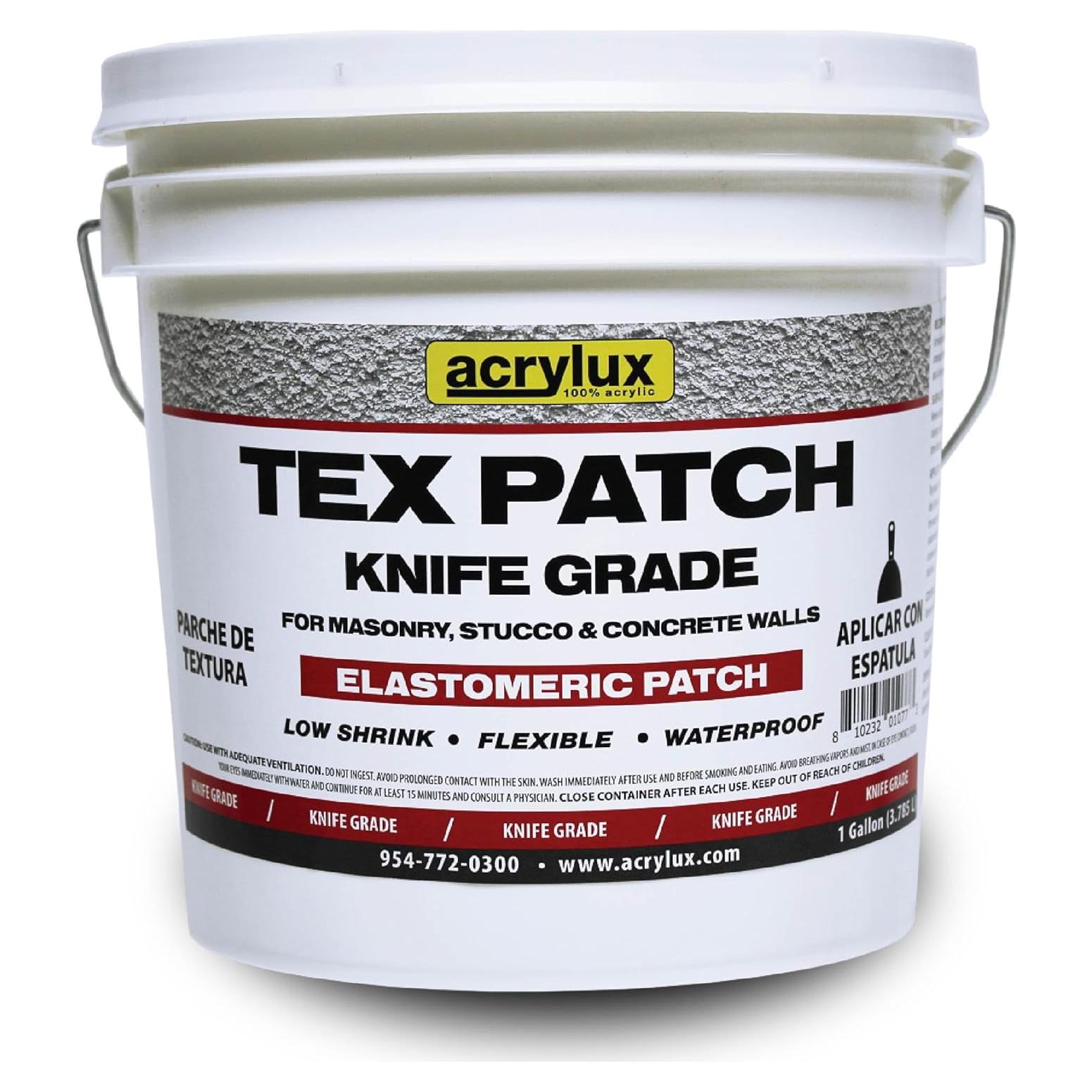 Compuesto de Parcheo Texturizado ACRYLUX 5.7kg Grado Cuchillo