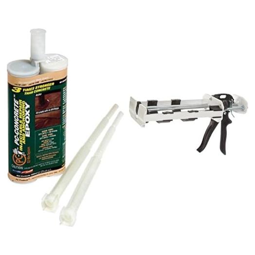 Kit de Reparación Epóxica PC-Concrete 600ml + Pistola 600ml