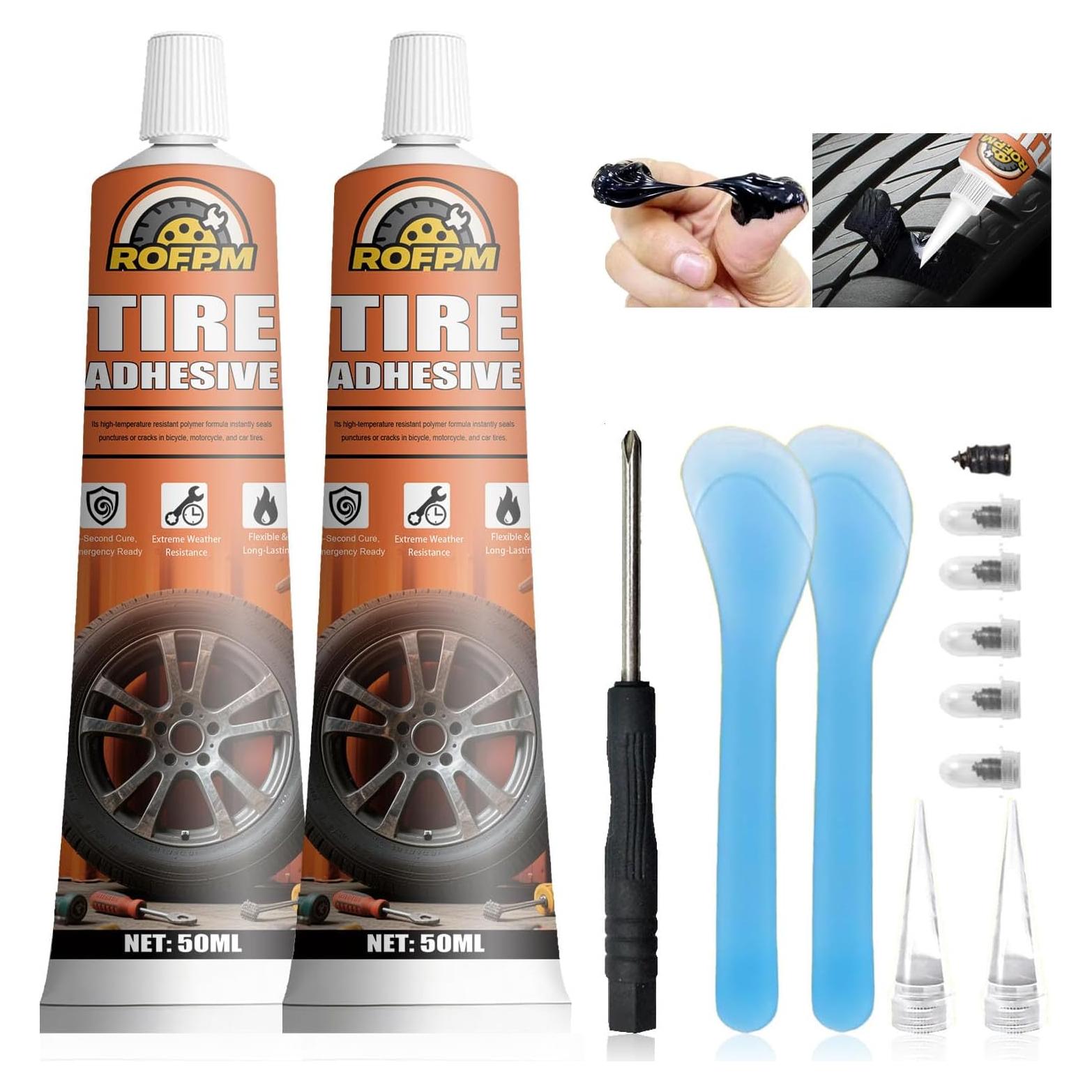 Kit de Pegamento para Neumáticos ROFPM TireGlue-A001 100 ml