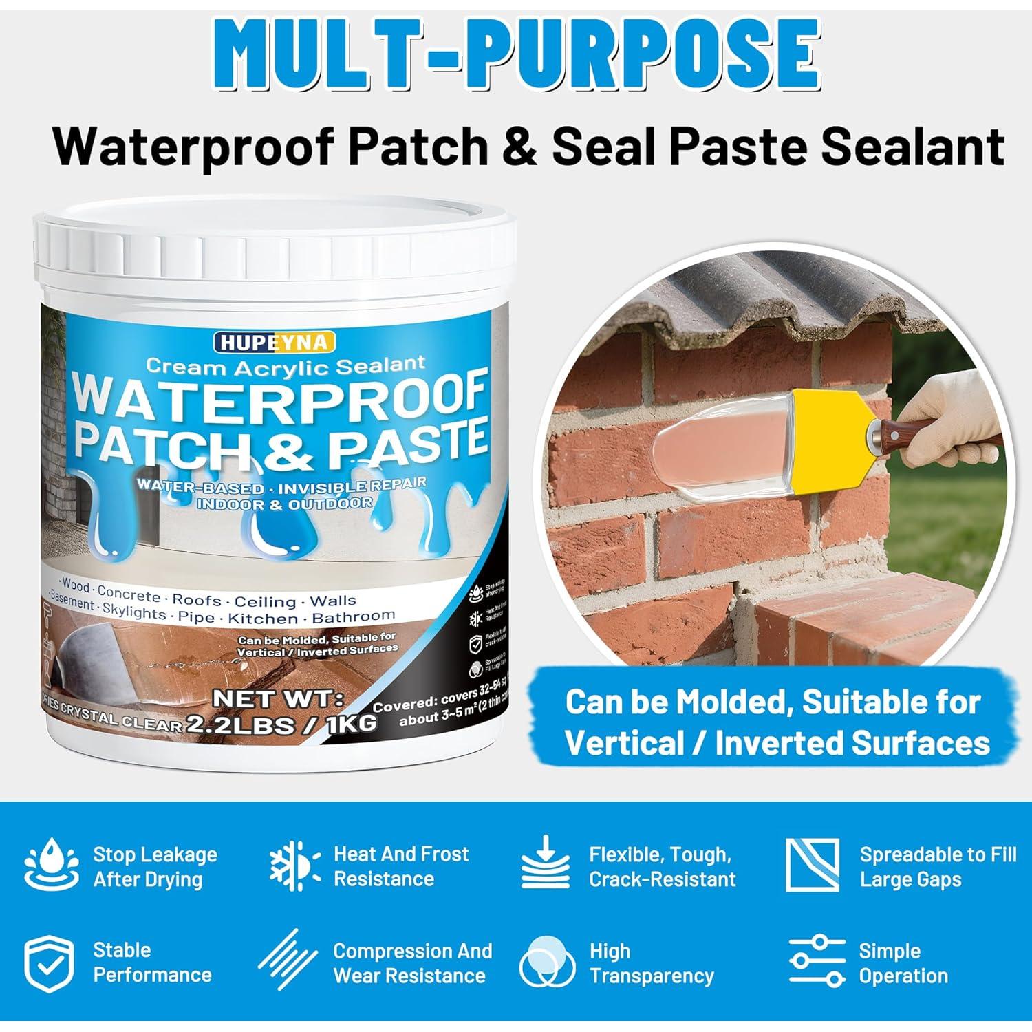 Pasta Selladora Rubberizada Impermeable 1kg Hangzhou Huyan