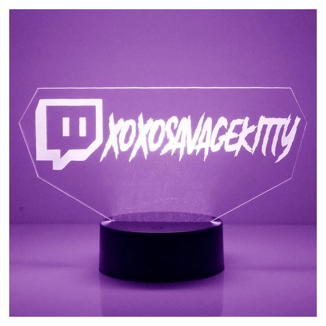 Luz Nocturna LED Personalizada - Control Remoto 16 Colores