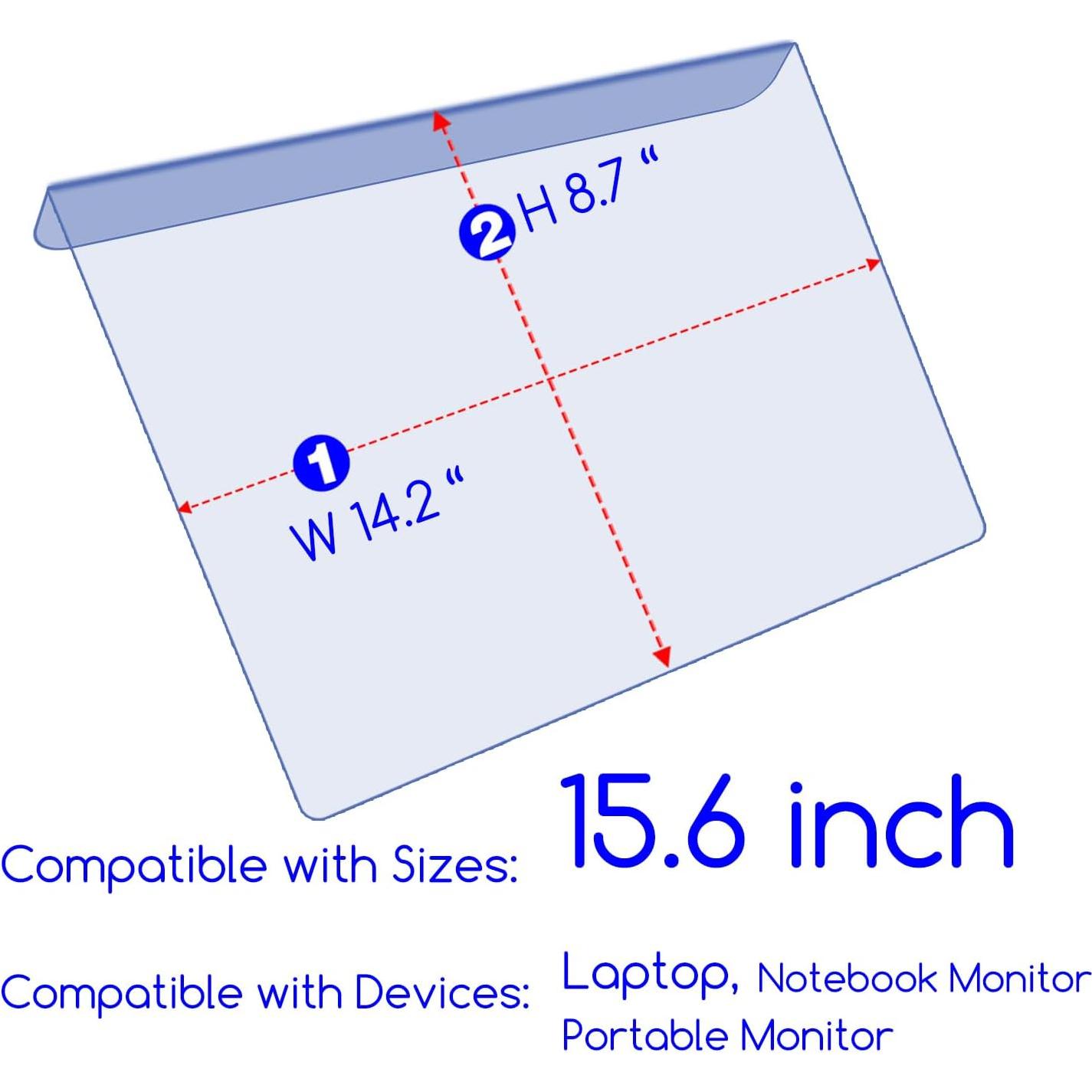 Protector de Pantalla Anti Luz Azul KEANBOLL 15.6" Colgante
