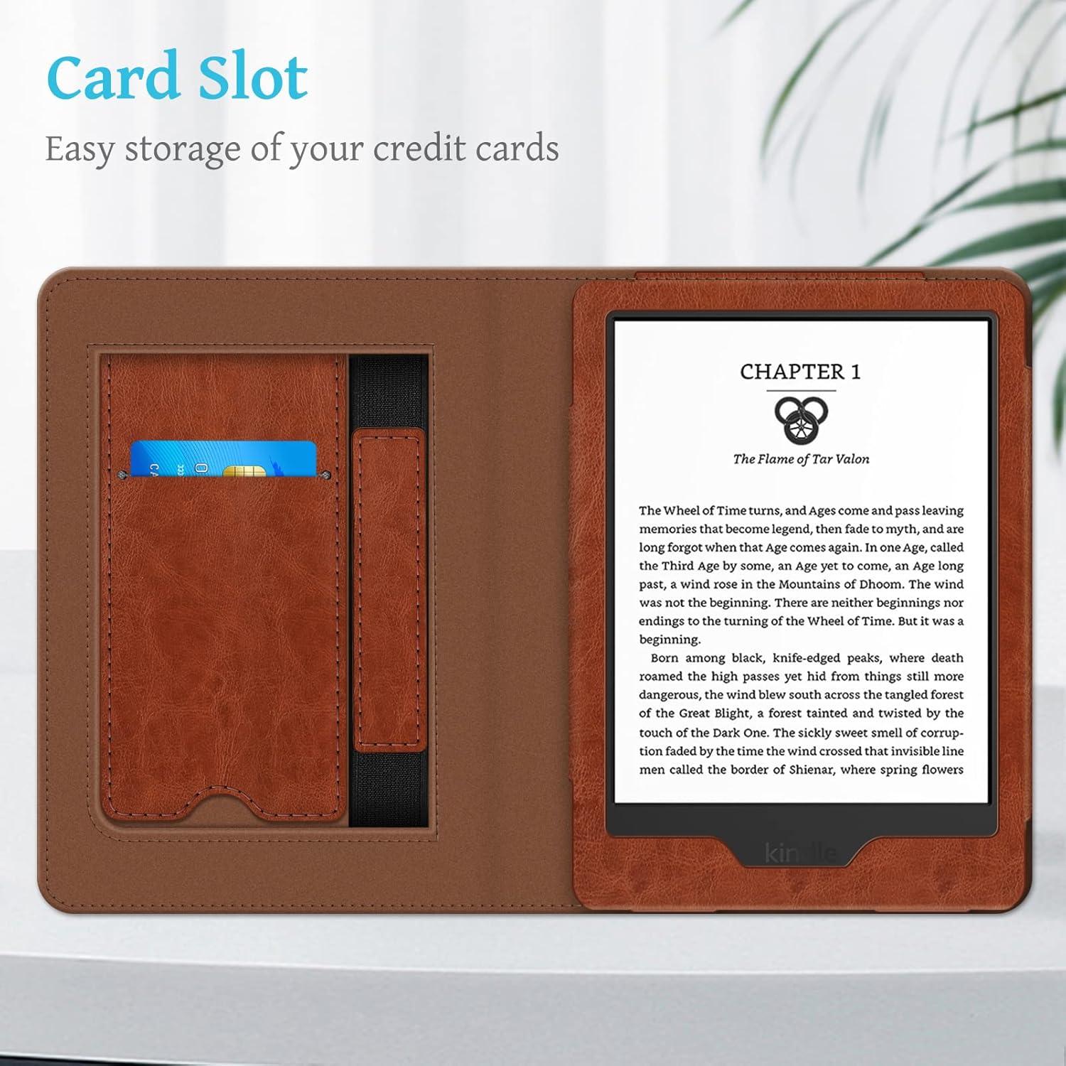 Funda Fintie para Kindle 6" 11ª Gen 2024/2022 - Marrón Vintage