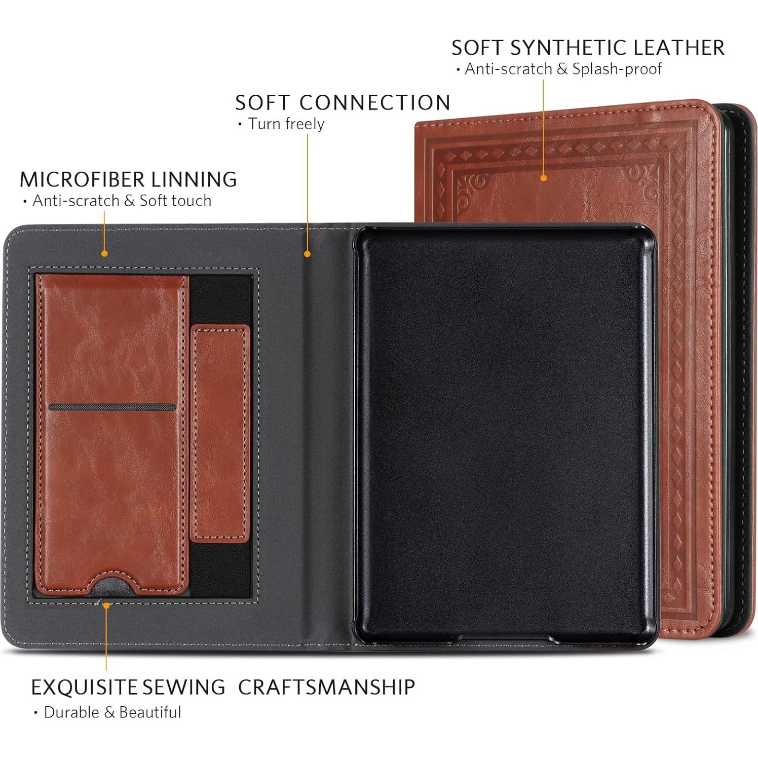 Funda CoBak para Kindle Paperwhite 12ª Gen 2024 - 7" PU Cuero