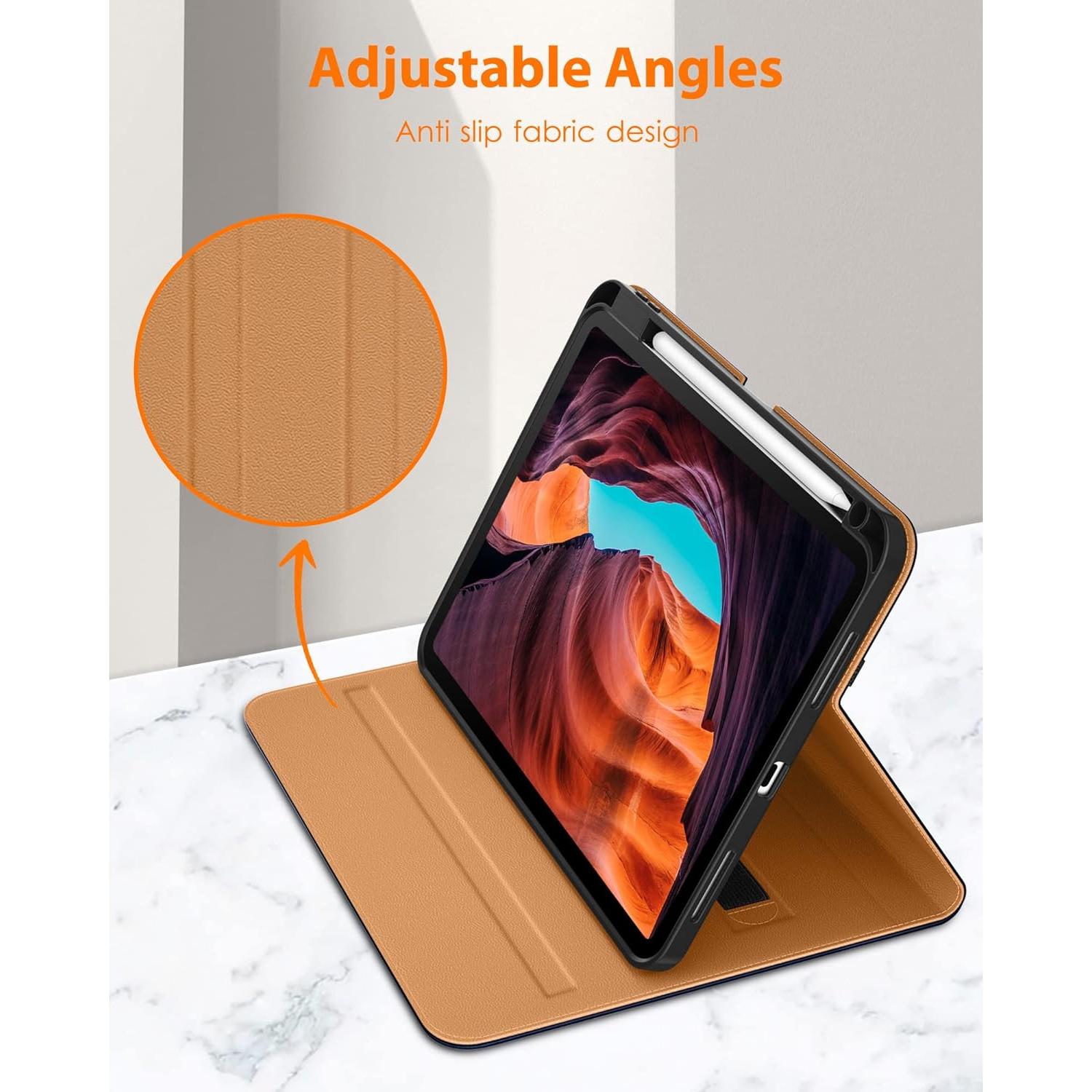 Funda DTTO para iPad 11" (A16) y 10.9" 10ª Gen - Cuero Premium