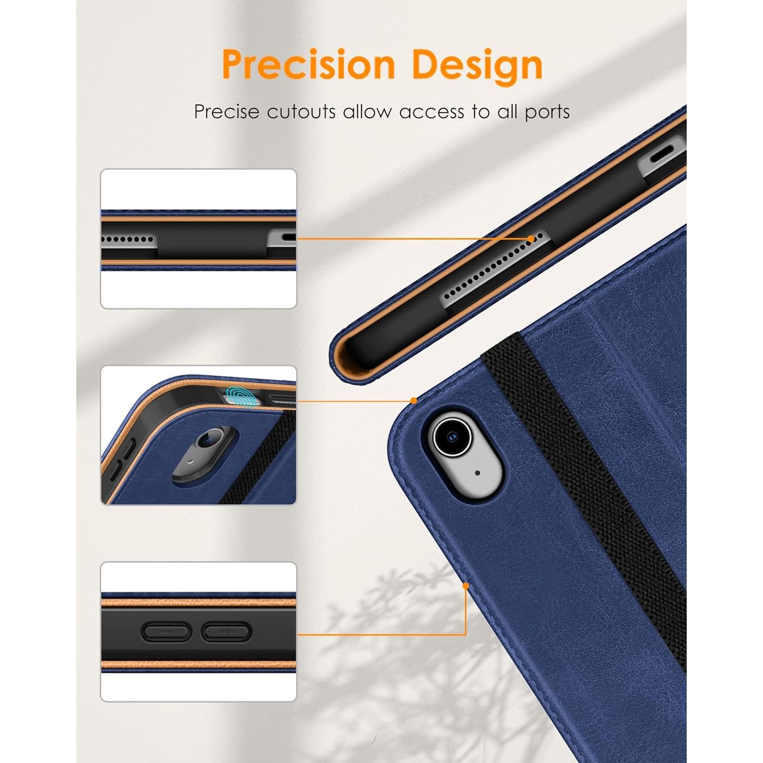 Funda DTTO para iPad 11" (A16) y 10.9" 10ª Gen - Cuero Premium