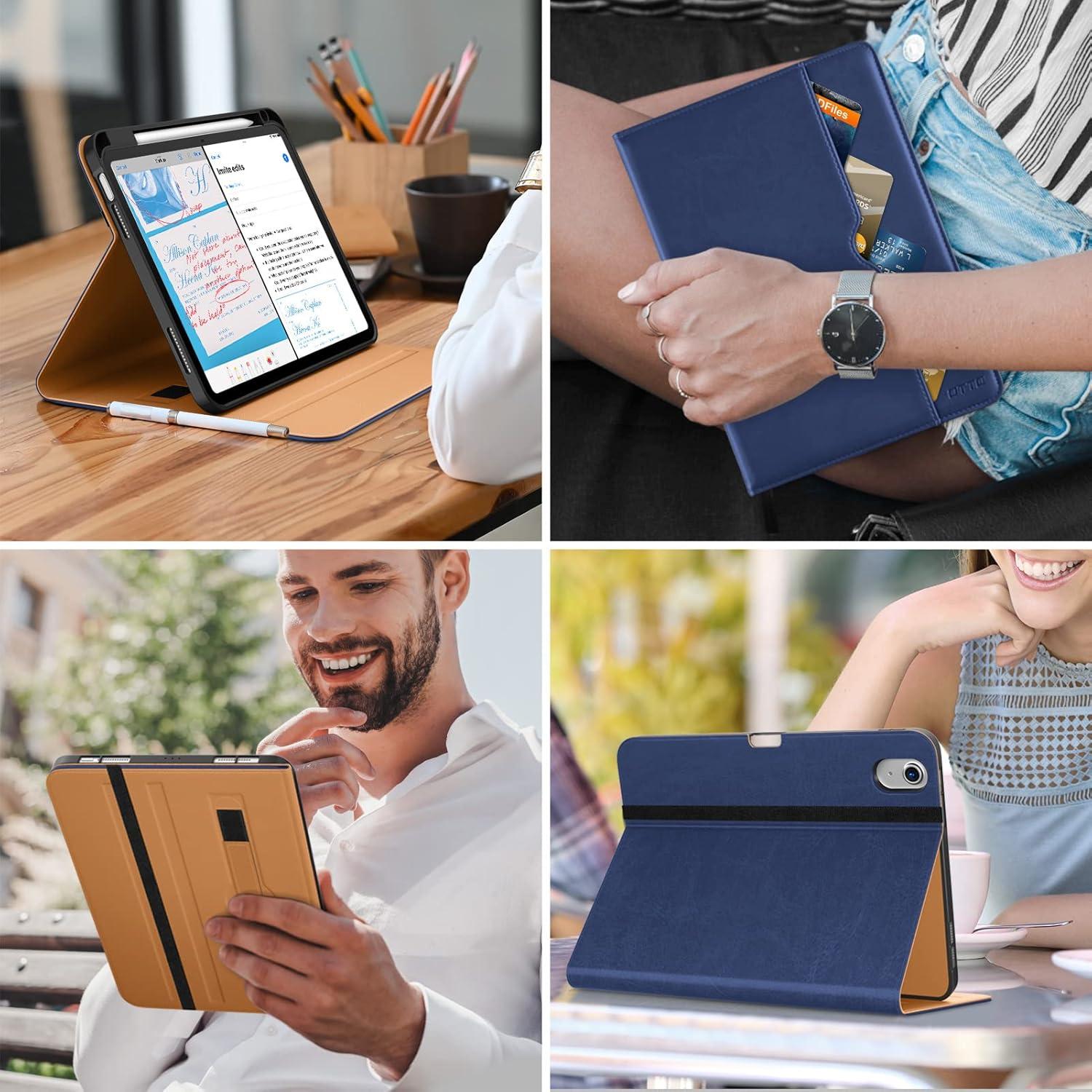 Funda DTTO para iPad 11" (A16) y 10.9" 10ª Gen - Cuero Premium