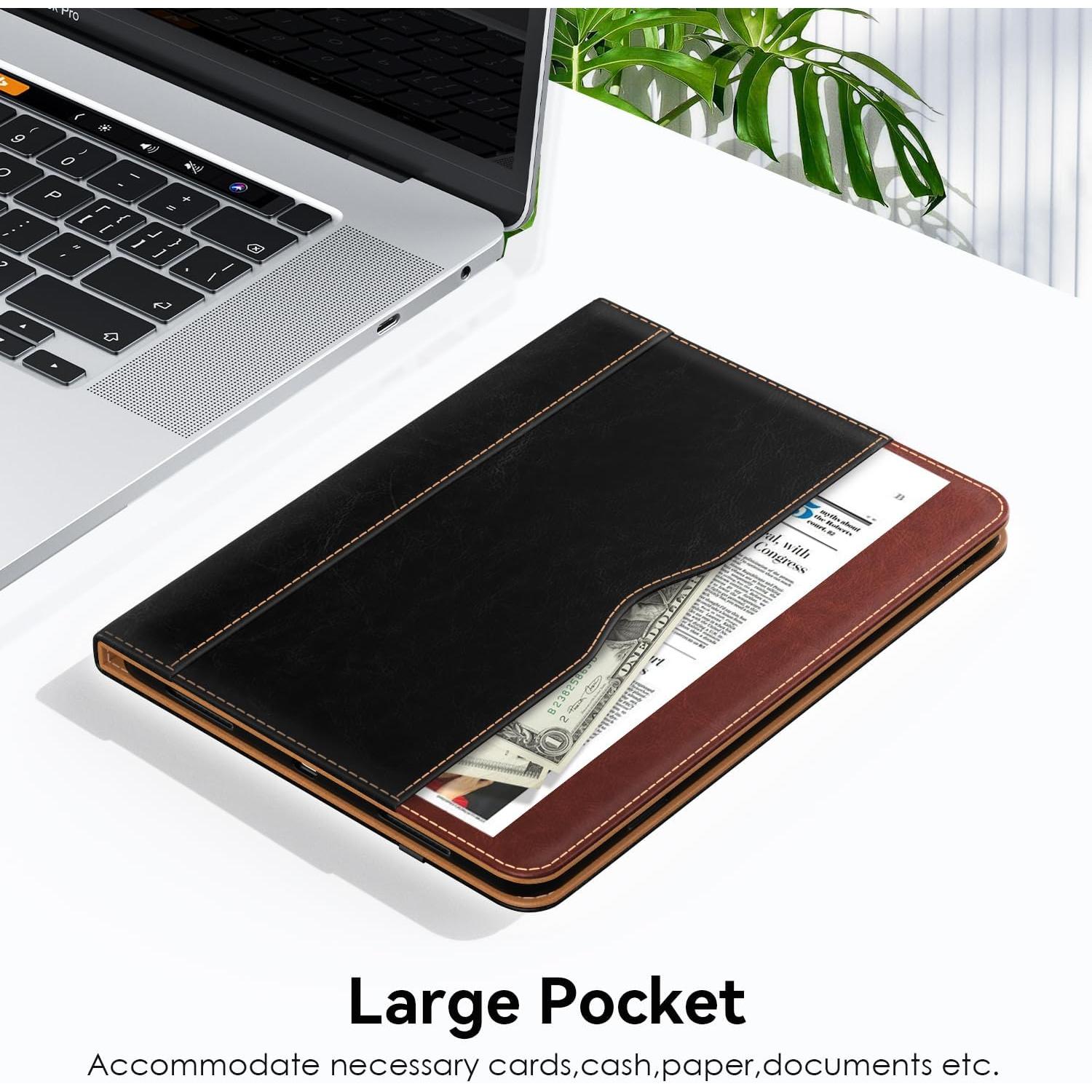 Funda OKP para iPad A16 11" 2025 / 10.9" 2022, Cuero PU