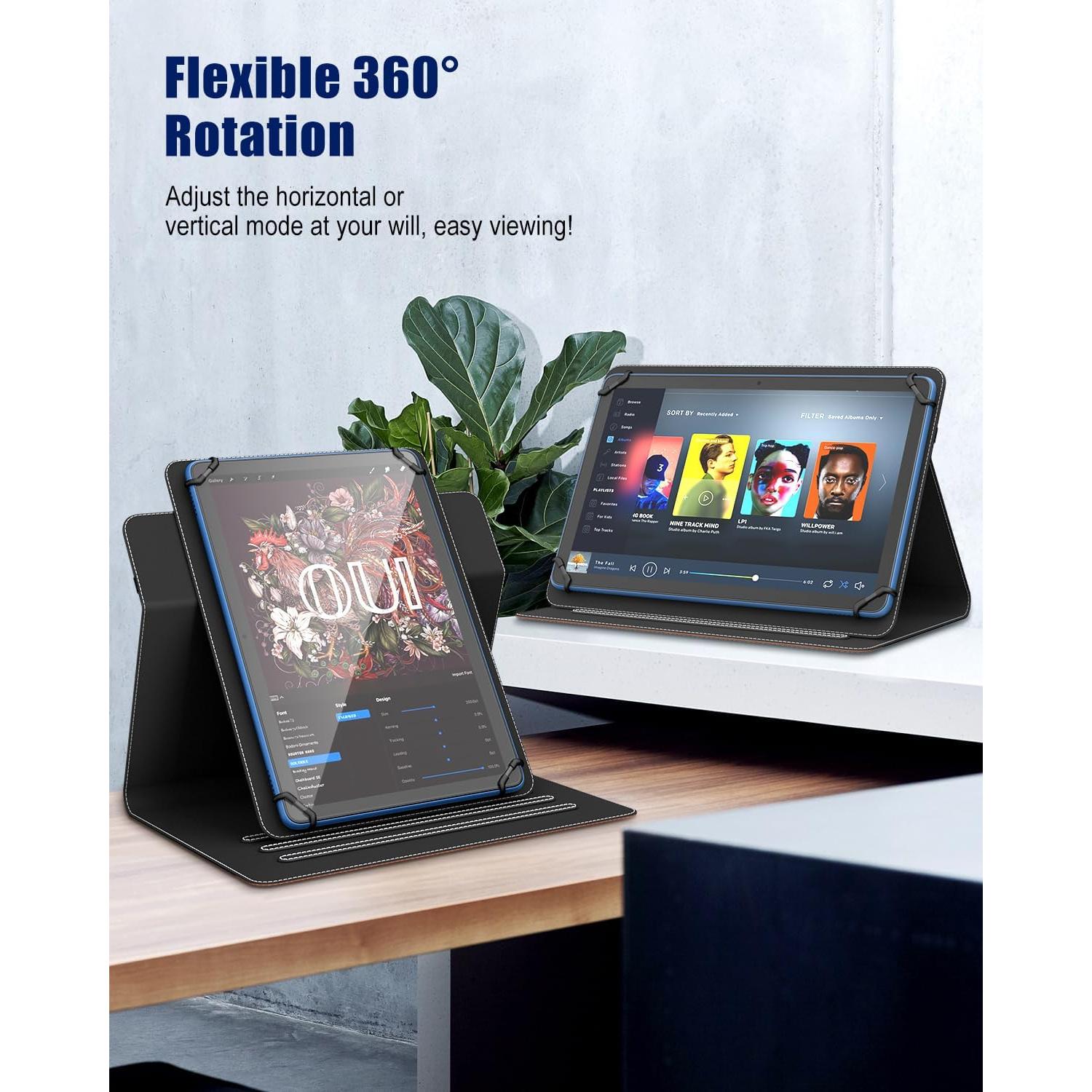 Funda Universal TiMOVO para Tabletas 9-11" Rotatoria 360°