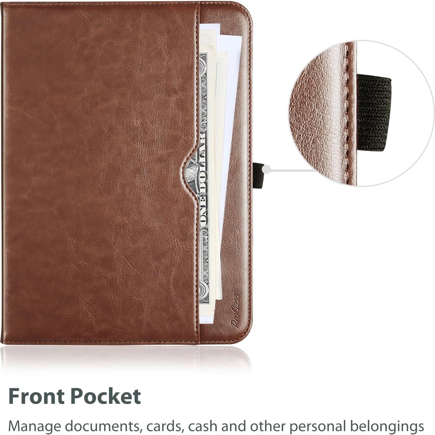 Funda ProCase para iPad 11"/10.9" 2025/2022 - Cuero Marrón