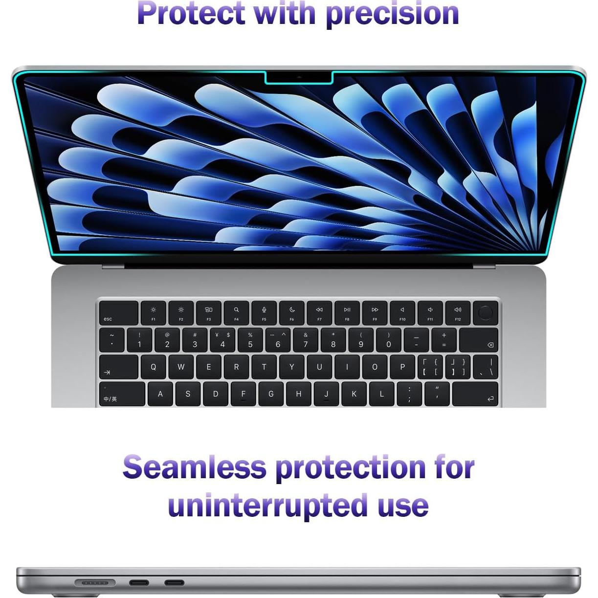 Protector de Pantalla Mate F FORITO 13.6" MacBook Air 2022-2025