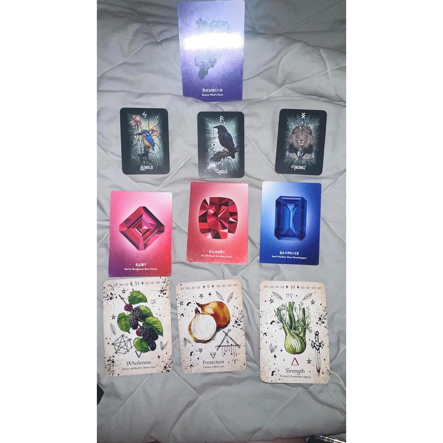 Collar Mala de Cristales Hechizo Rúnico Elder Futhark - Joyería Espiritual