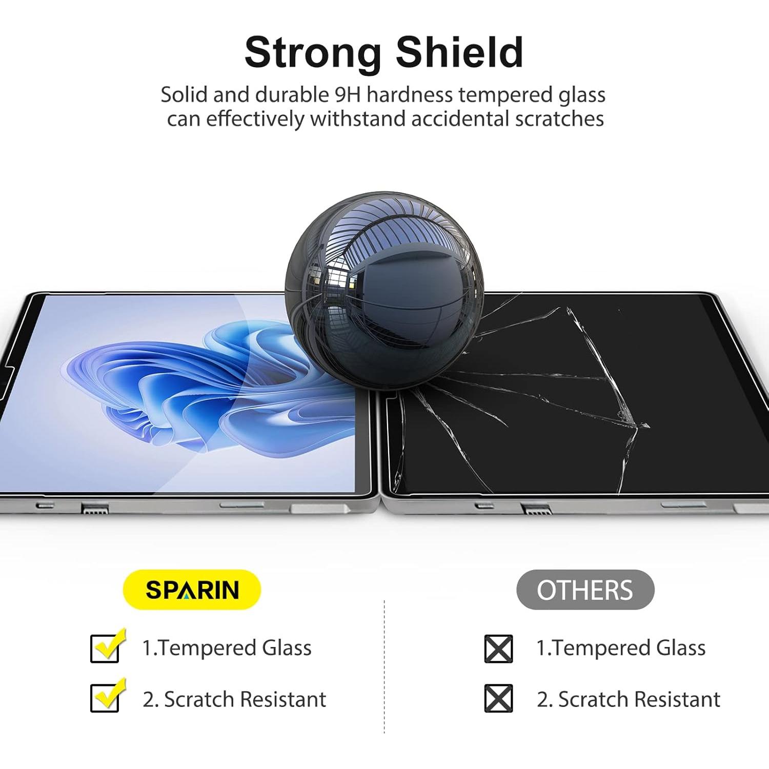 Protector de Pantalla SPARIN para Surface Pro 11/10/9/8/X 13" 9H