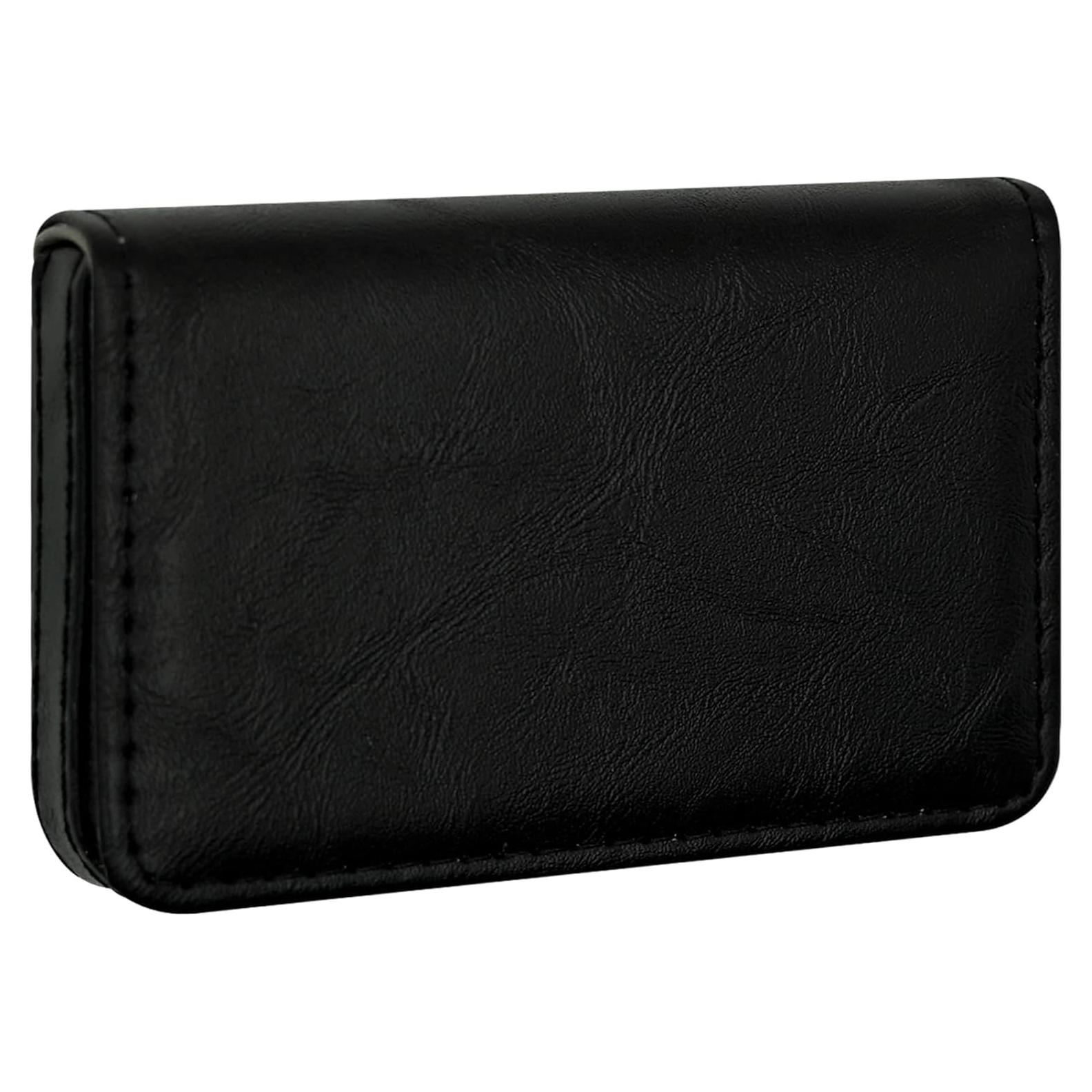 Soporte para Tarjetas de Negocio FORYEE Negro con Bloqueo RFID