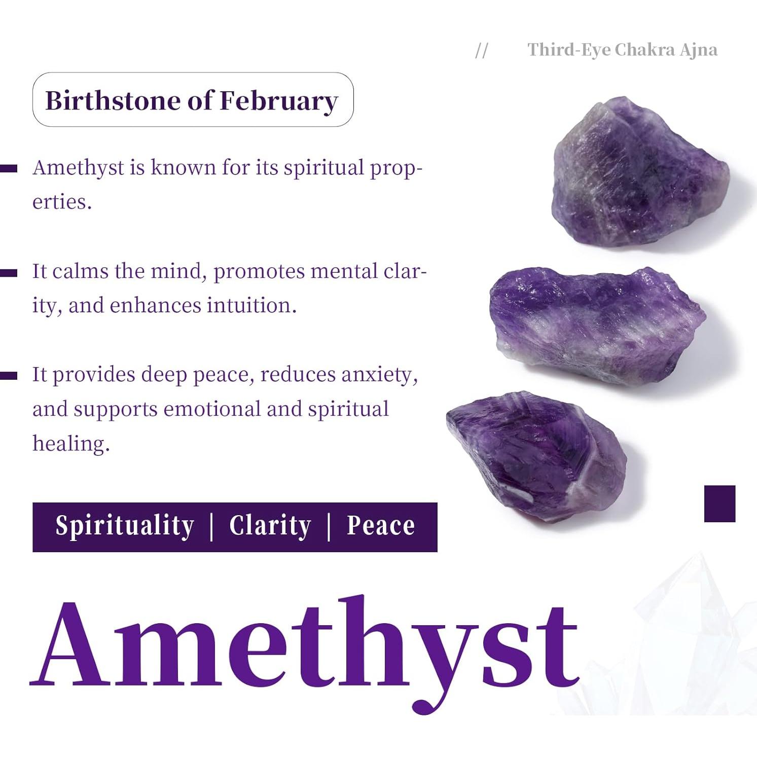 Juego de Runas Vikingas SUNYIK 25PCS Amatista Wicca