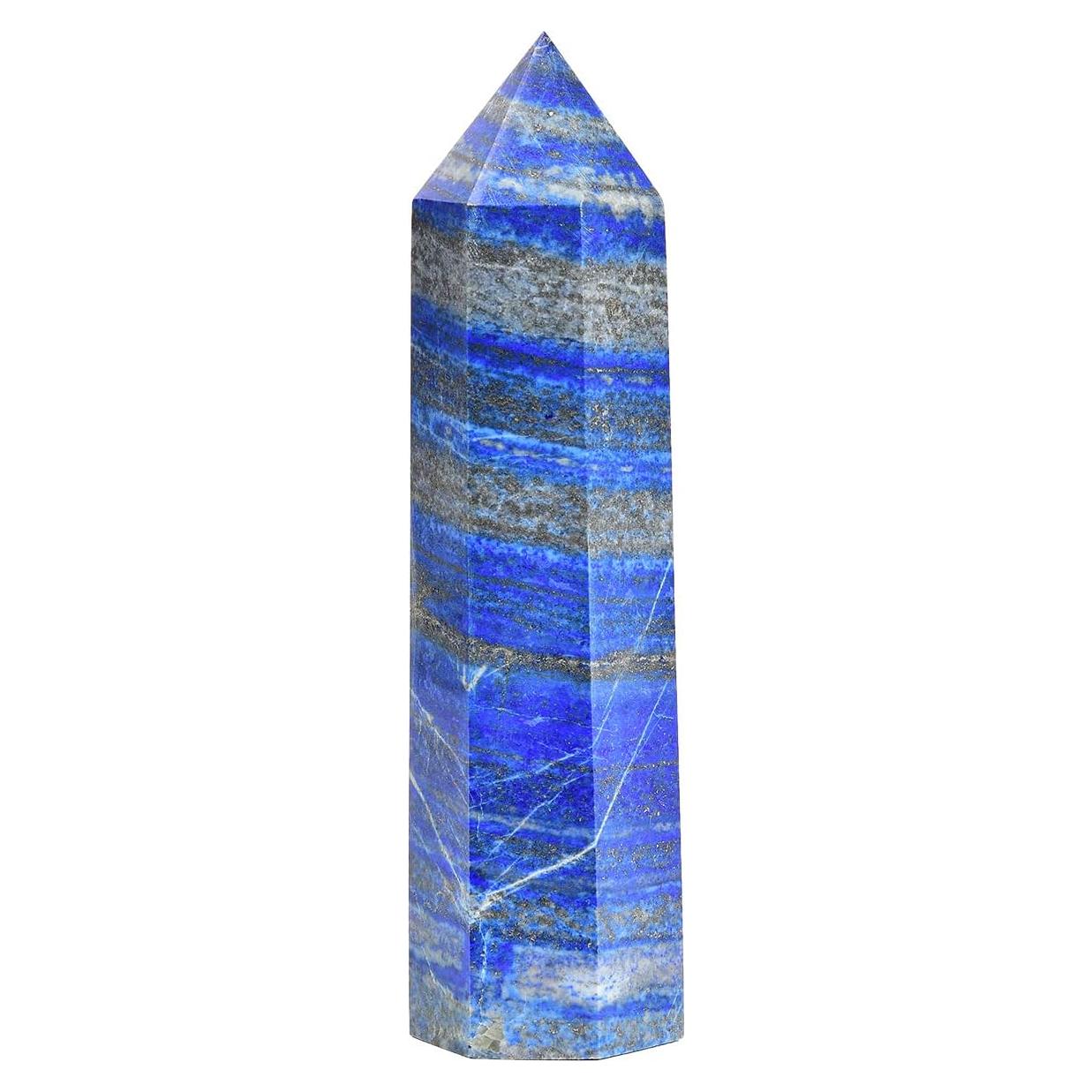 Obelisco de Lapis Lazuli Natural Grande 0.65 kg para Reiki