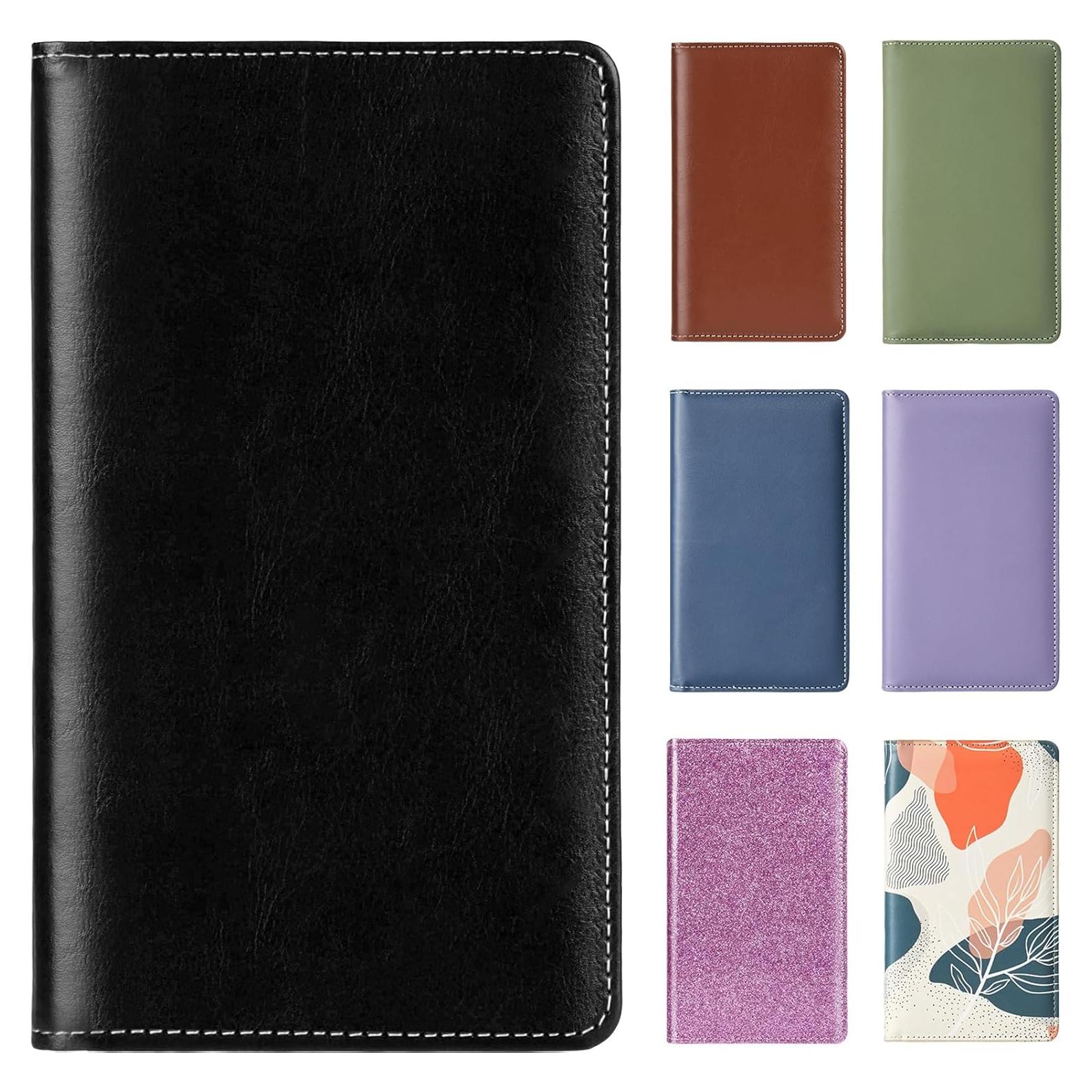 Organizador de Tarjetas de Visita DMFLY - Cuero PU Negro, 300 Tarjetas