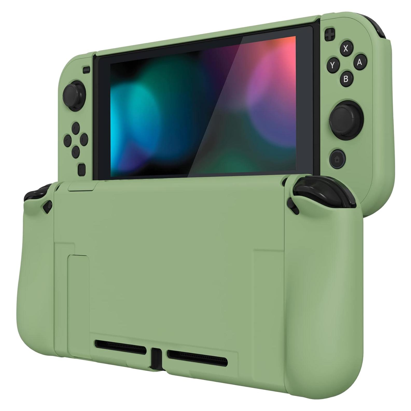 Funda Ergonómica PlayVital para Nintendo Switch Verde