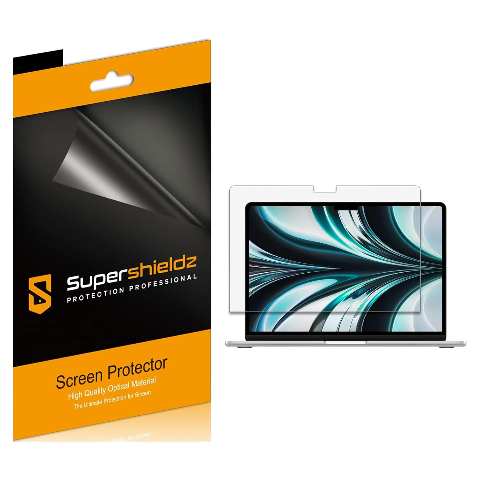 Protector de Pantalla Anti-reflejo Supershieldz para MacBook Air 13.6" (2022-2025) - 3 Paquetes