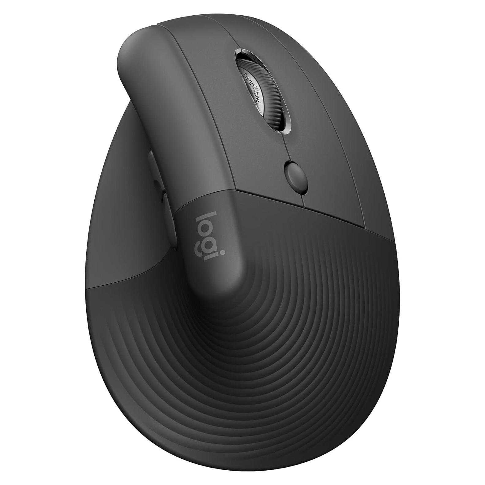 Logitech Lift Ratón Ergonómico Vertical Inalámbrico Grafito