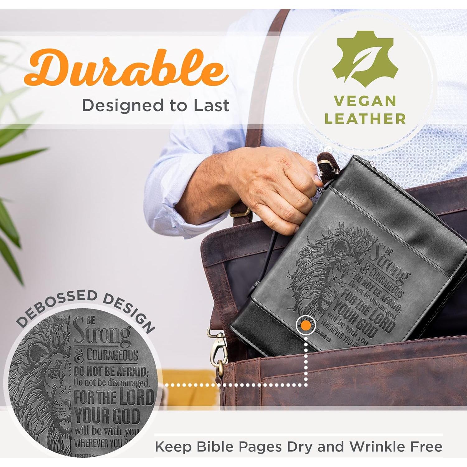 Cubierta de Biblia de Cuero Sintético Christian Art Gifts XL